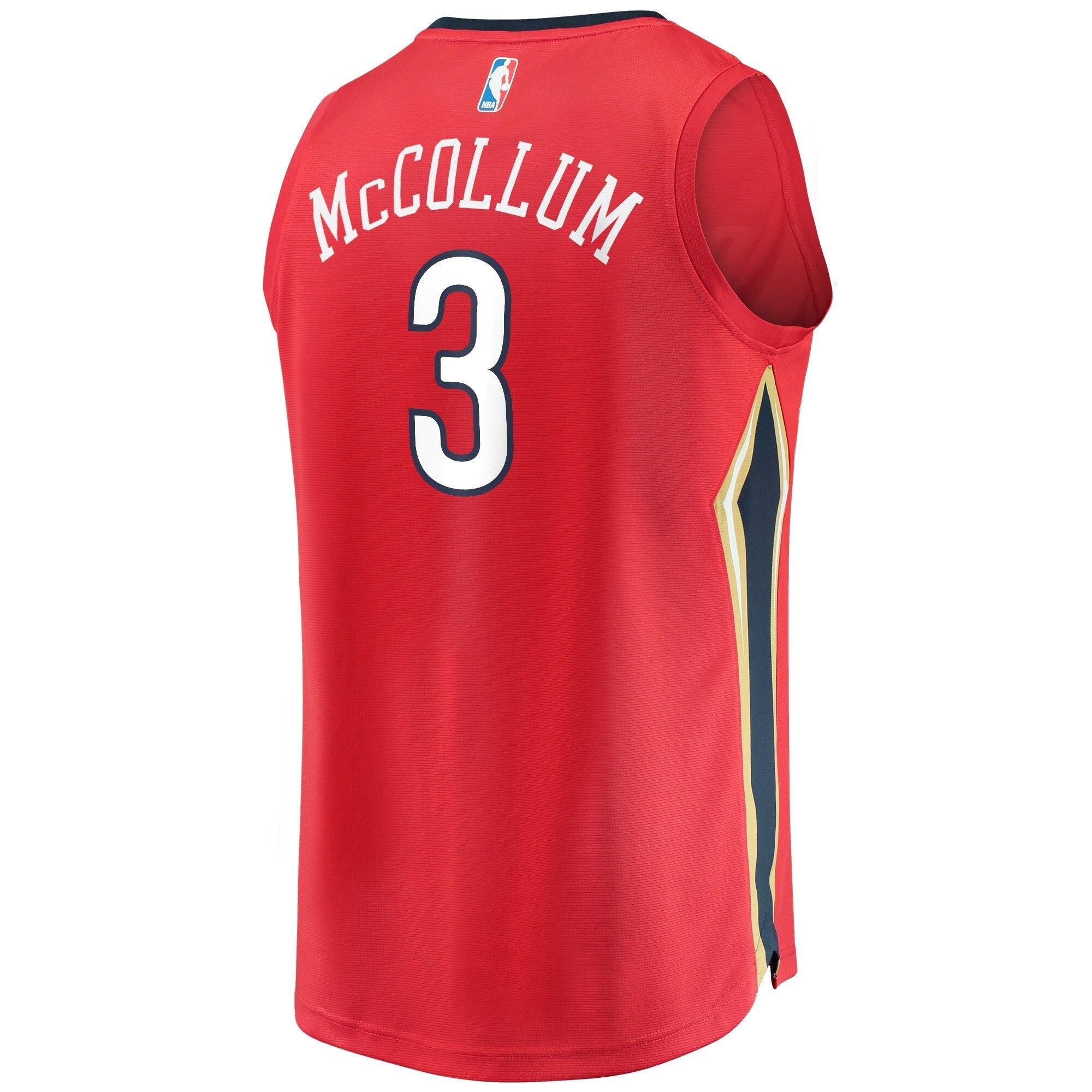 Men's Fanatics Branded C.J. McCollum Red New Orleans Pelicans Fast Break Replica Player Jersey - Statement Edition - vstockx