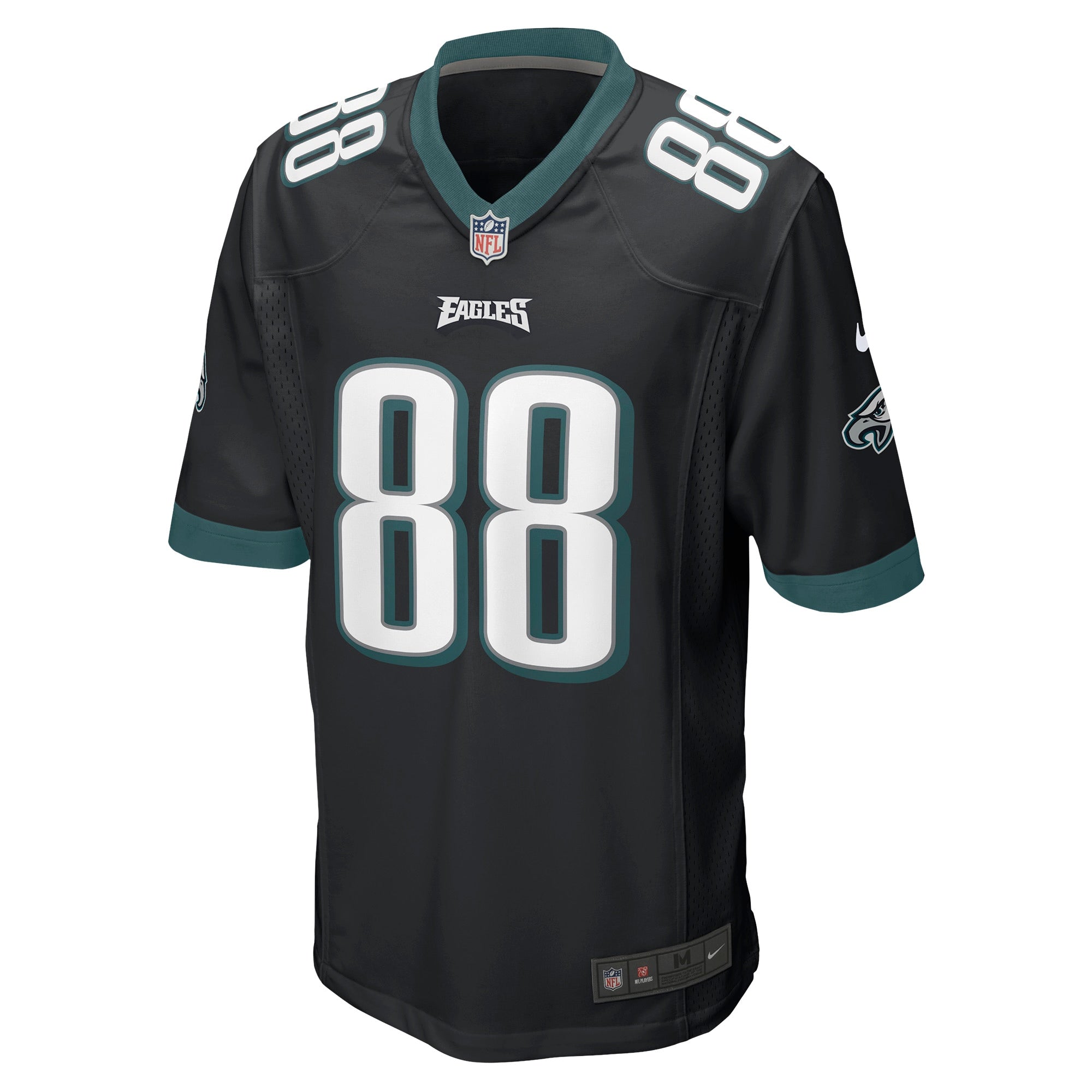 Men's Nike Dallas Goedert Black Philadelphia Eagles Game Jersey - vstockx