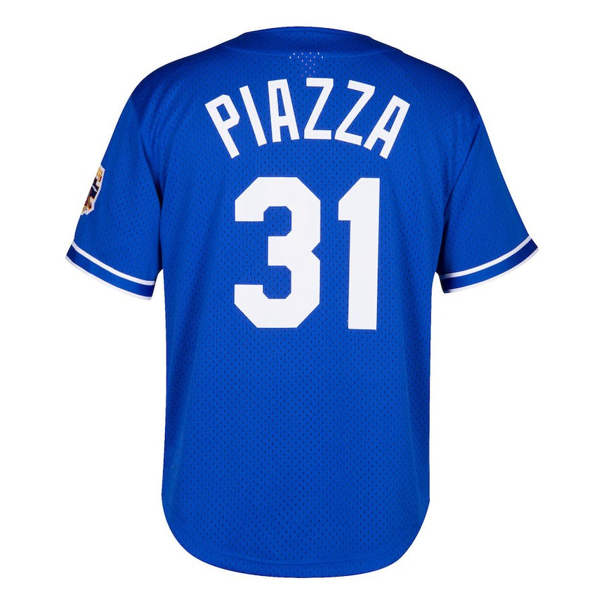 Men's Los Angeles Dodgers Mike Piazza Mitchell & Ness Royal Cooperstown Collection Mesh Batting Practice Jersey - vstockx