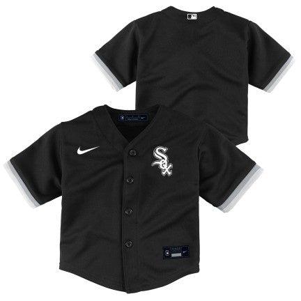 Toddler Chicago White Sox Black Alternate Replica Team Jersey - vstockx