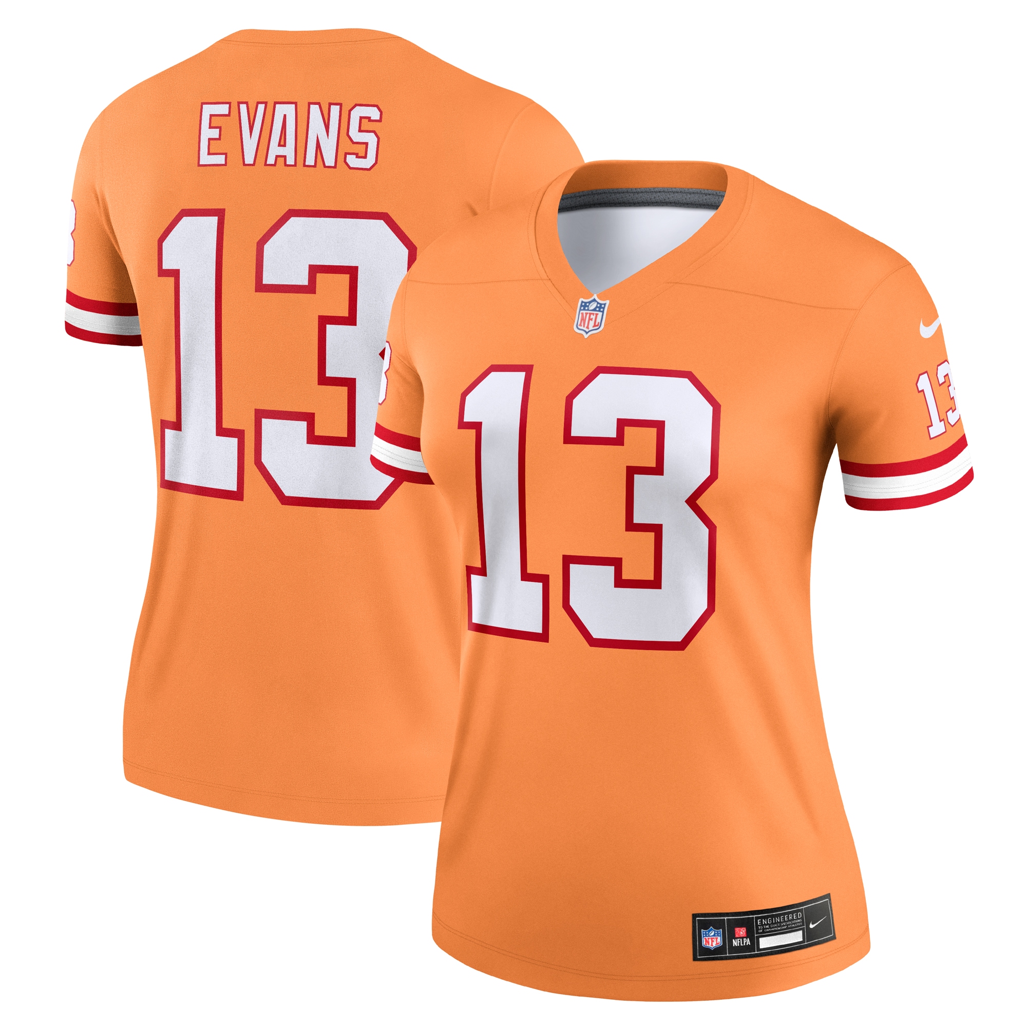 Mike Evans Tampa Bay Buccaneers Nike Women's Alternate Legend Jersey - Orange - vstockx