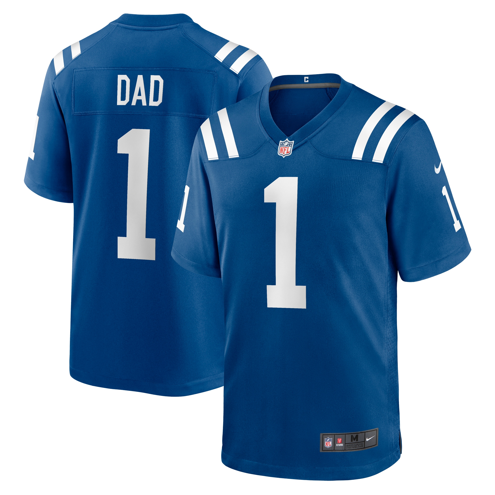 Number 1 Dad Indianapolis Colts Nike Game Jersey - Royal - vstockx