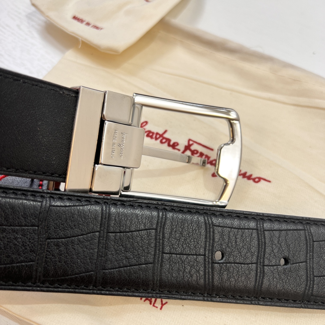 Streetwear Belt Ferragamo 319708 size:3.5cm - vstockx