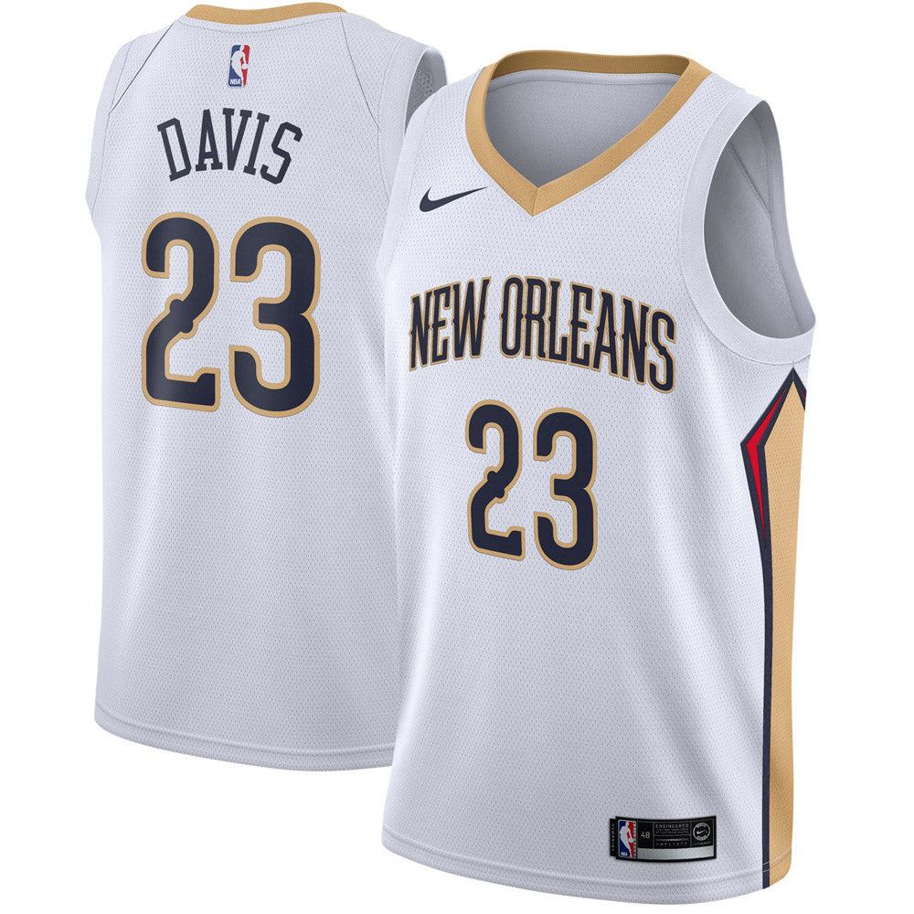 Men's New Orleans Pelicans Anthony Davis Association Jersey - White - vstockx