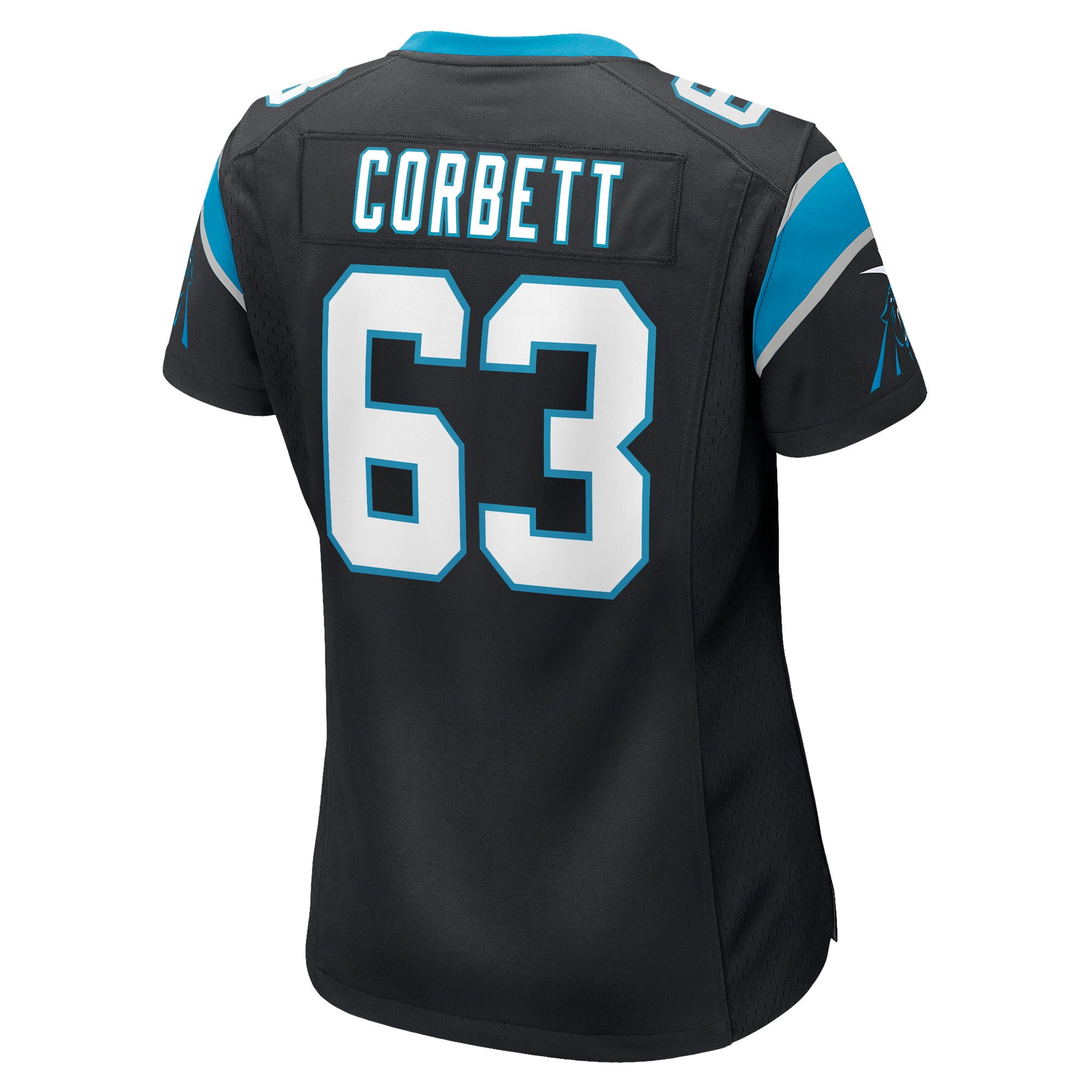 Austin Corbett Carolina Panthers Nike Women's Game Jersey - Black - vstockx