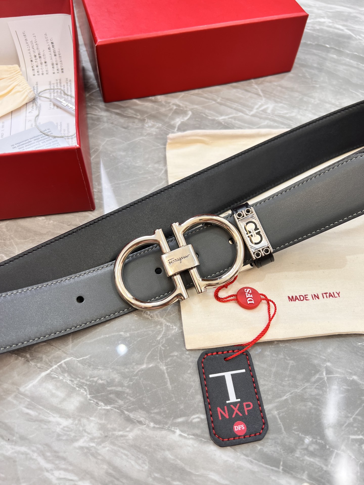 Streetwear Belt Ferragamo 319954 size:3.5cm - vstockx