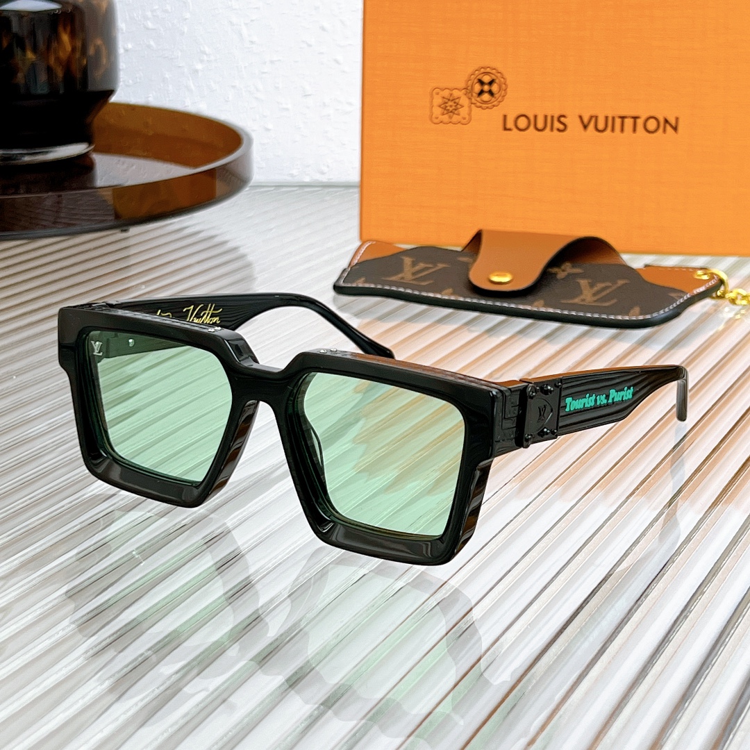 Sunglasses Louis Vuitton LV96006 Millionaires 2 - vstockx