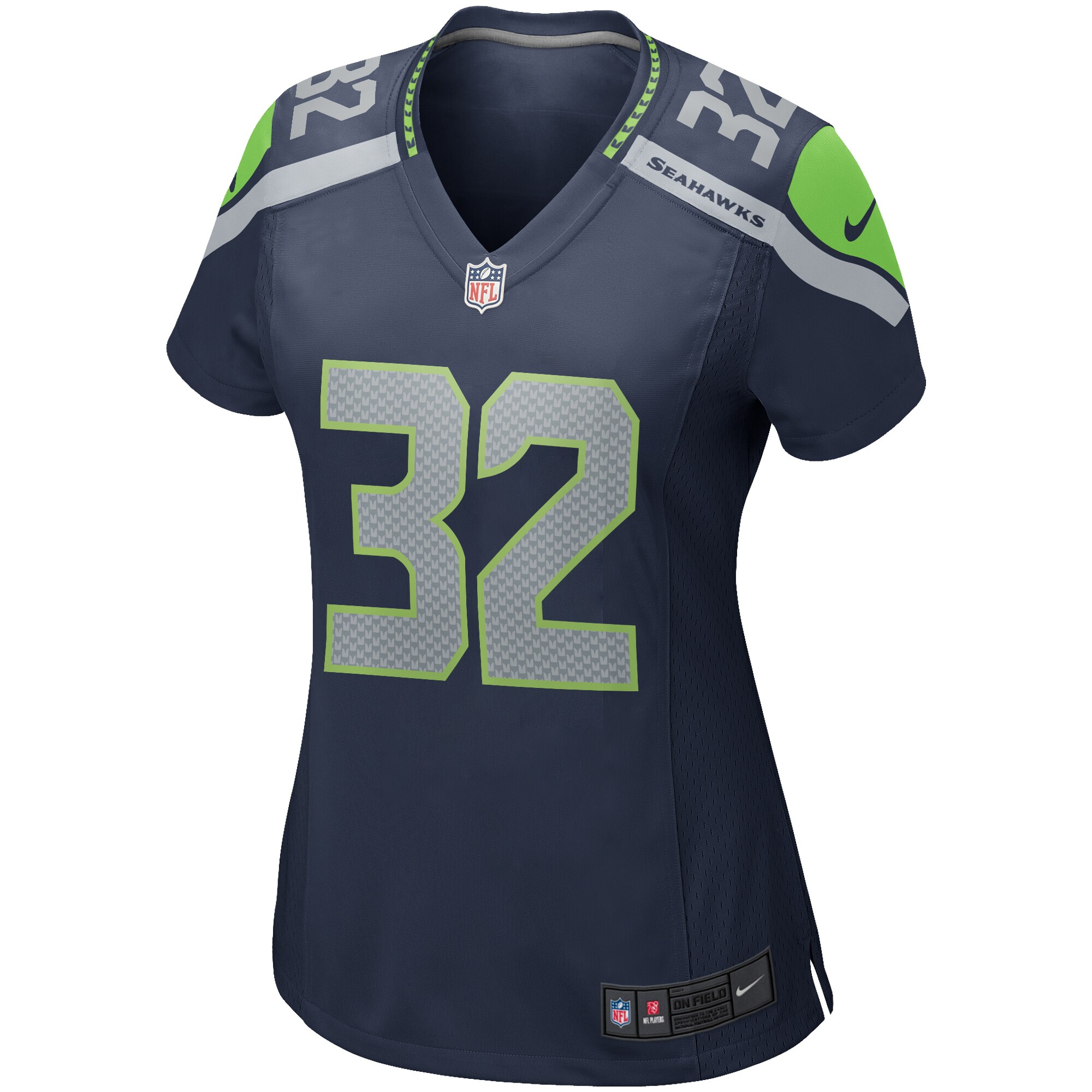 Chris Carson Seattle Seahawks Nike Women's Game Jersey - College Navy - vstockx