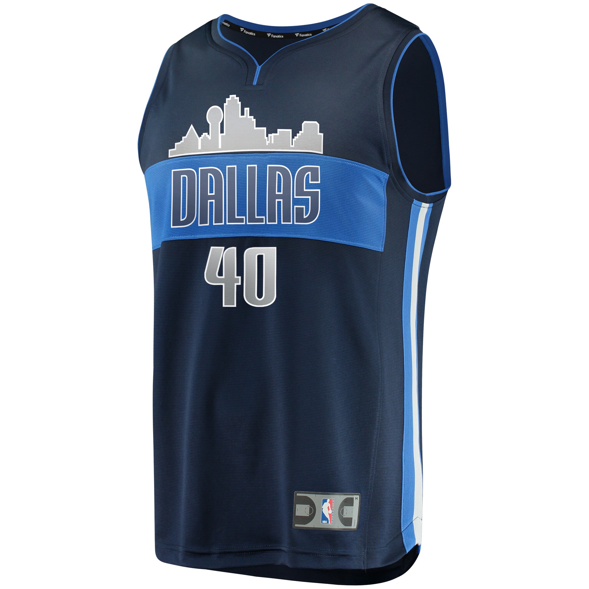 Harrison Barnes Dallas Mavericks Fanatics Branded Youth Fast Break Replica Jersey Navy - Statement Edition - vstockx