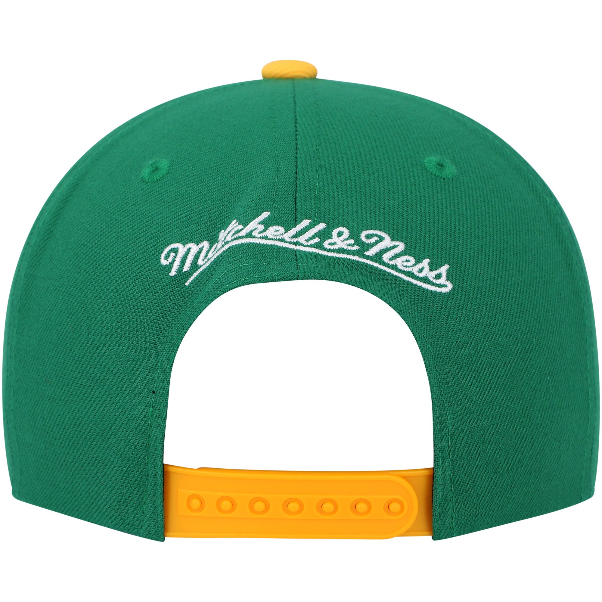 Milwaukee Bucks Mitchell & Ness SOUL Cross Check Snapback - Hunter Green - vstockx
