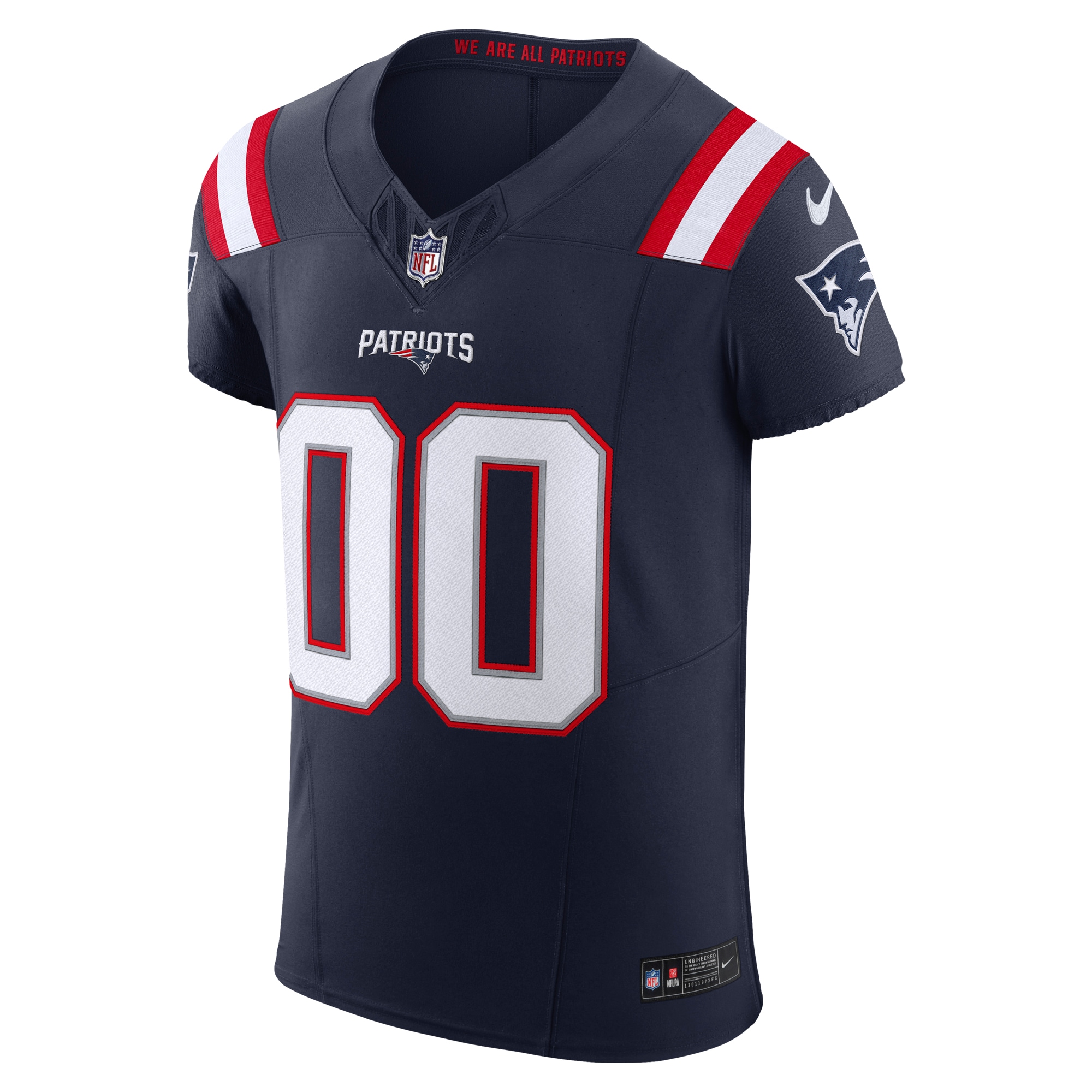 New England Patriots Nike Vapor F.U.S.E. Elite Custom Jersey - Navy - vstockx