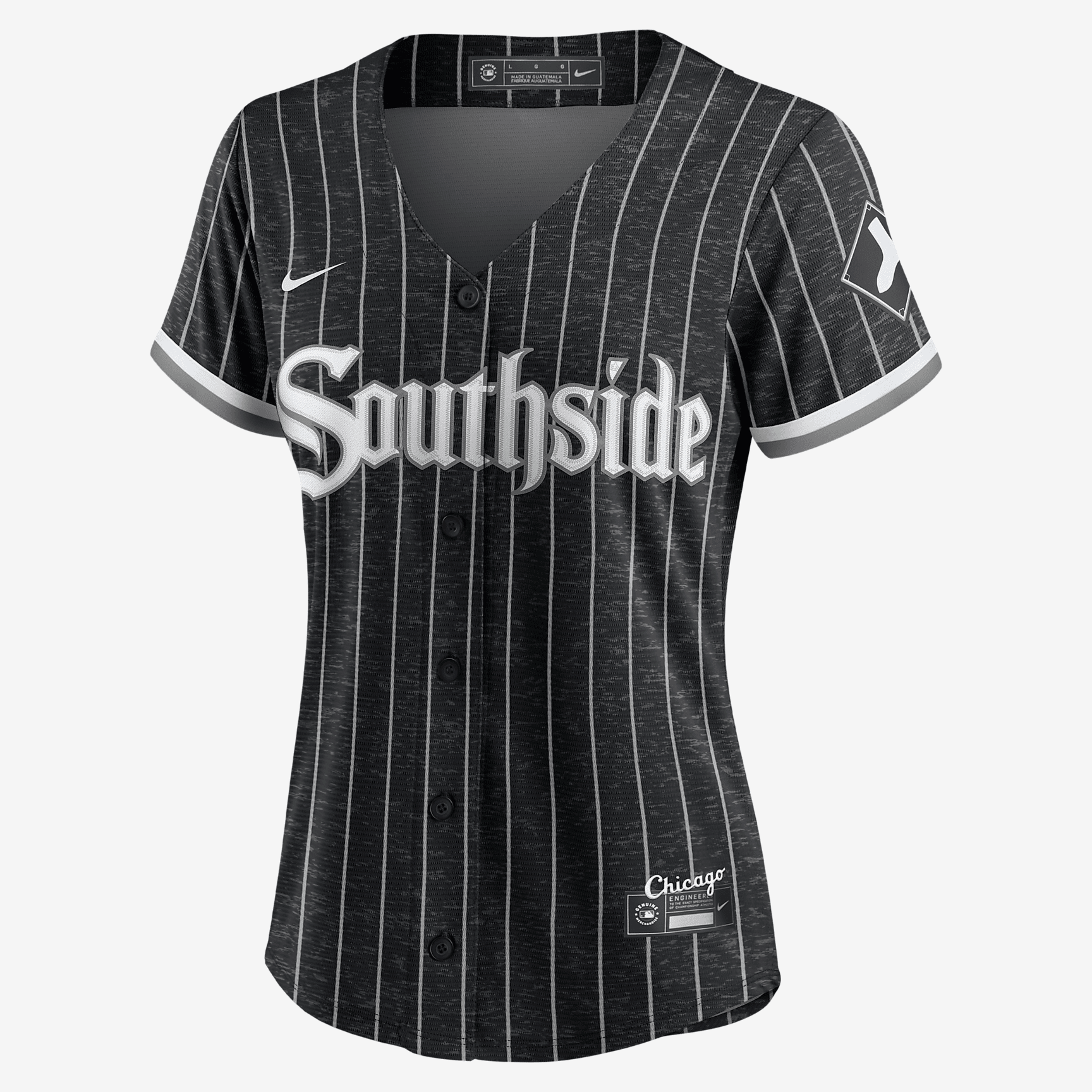 MLB Chicago White Sox City Connect (Bo Jackson) Women's Replica Baseball Jersey - Black/Anthracite - vstockx