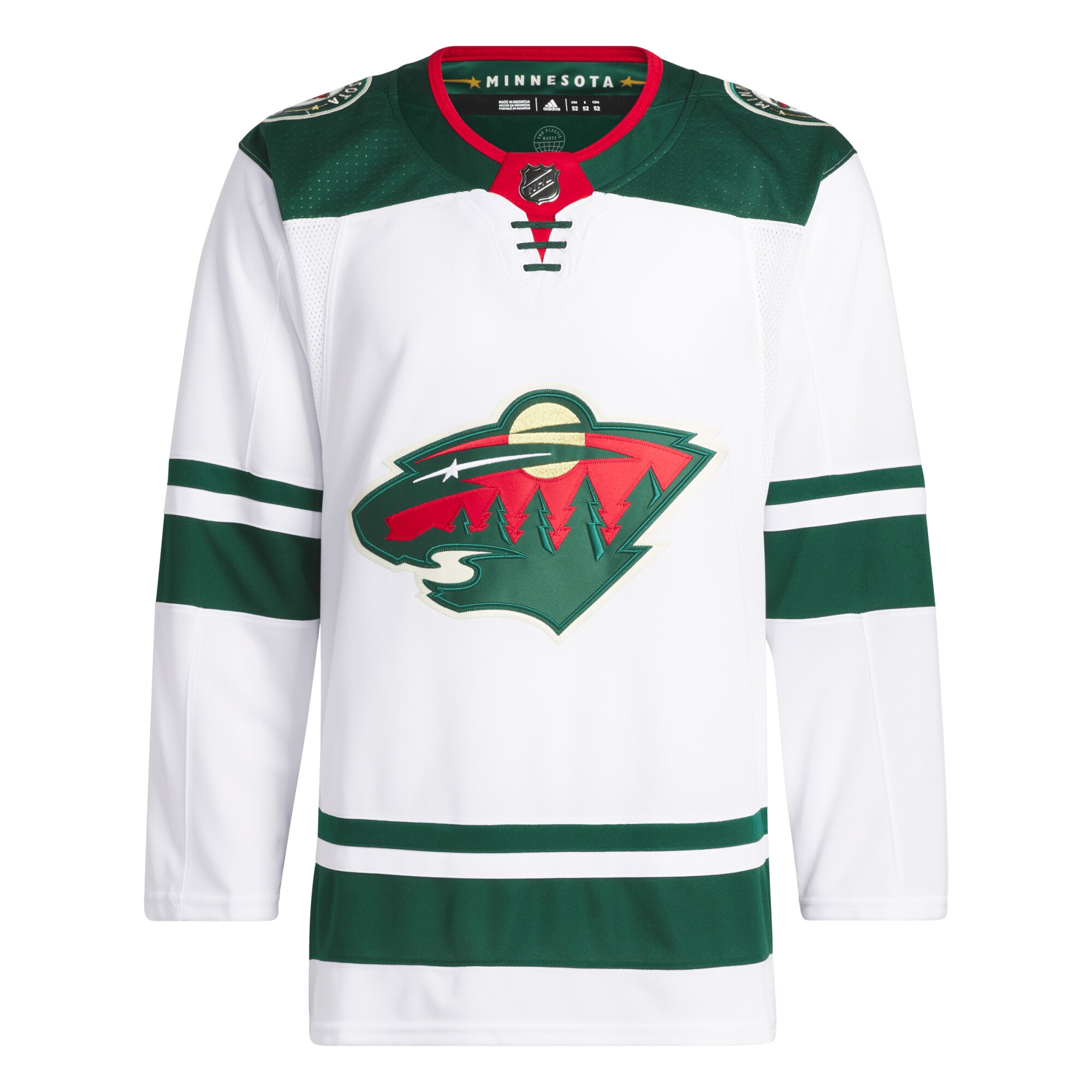 Minnesota Wild adidas Away Primegreen Authentic Pro Jersey White - vstockx