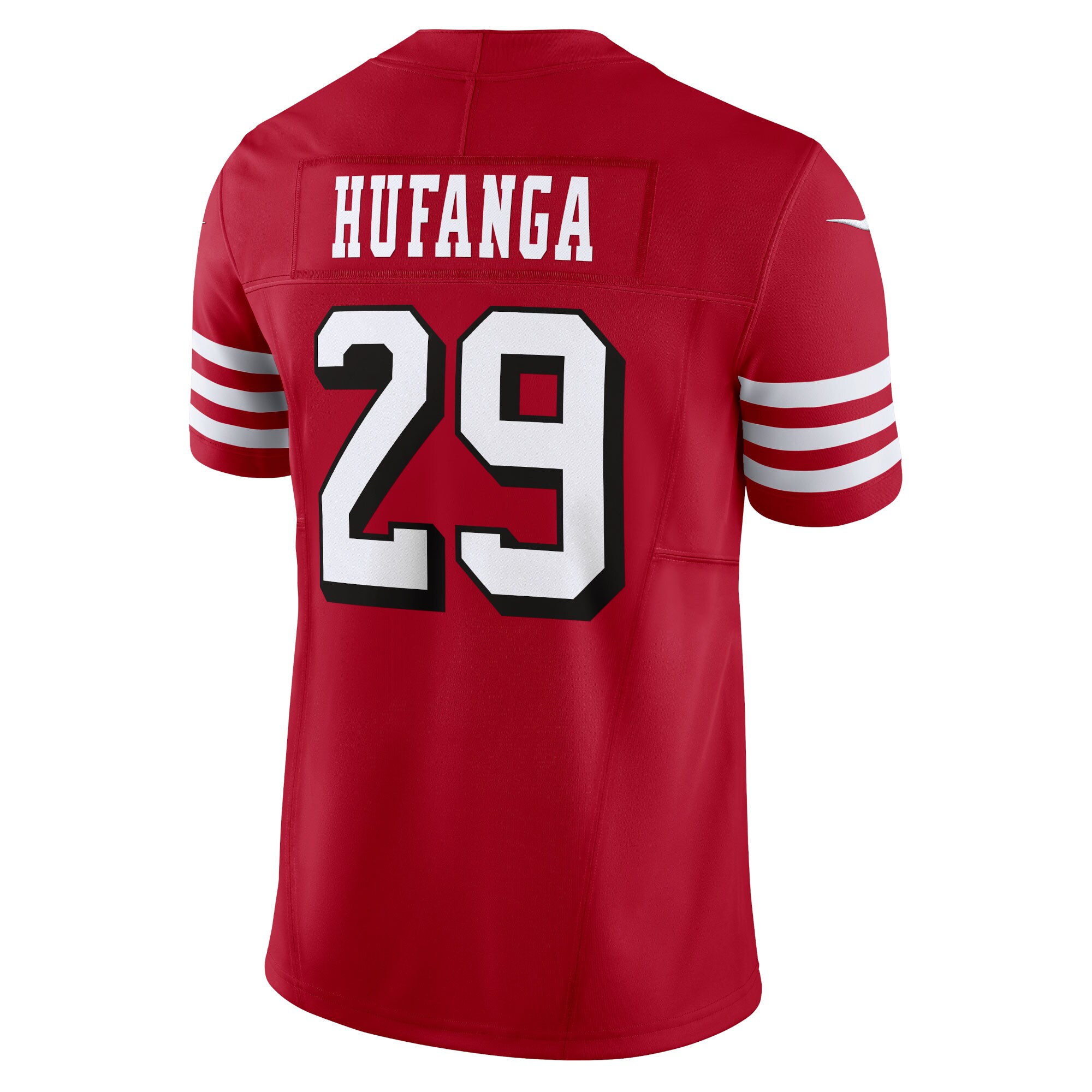 Talanoa Hufanga San Francisco 49ers Nike Vapor F.U.S.E. Limited Jersey - Scarlet - vstockx