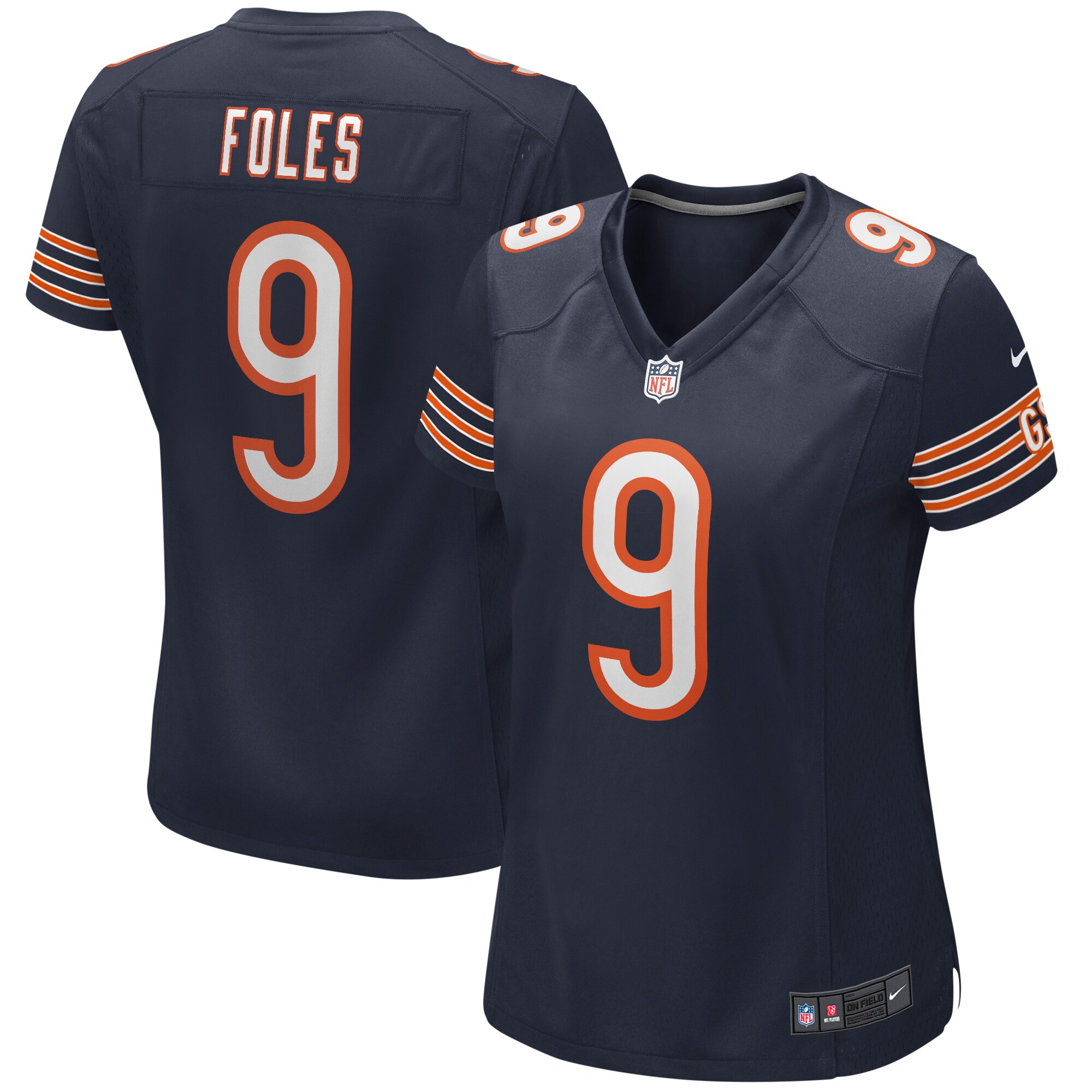 Nick Foles Chicago Bears Nike Women's Player Game Jersey - Navy - vstockx