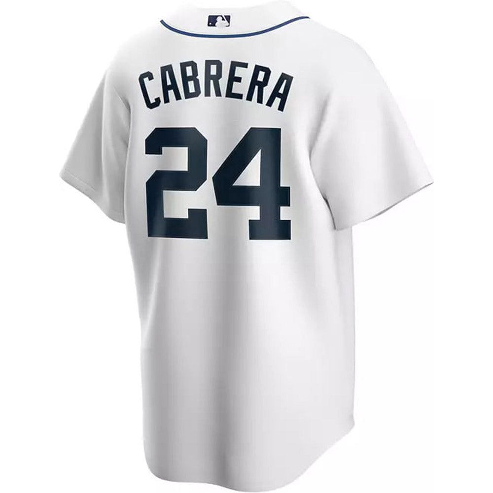 Youth Detroit Tigers Miguel Cabrera Cool Base Replica Home Jersey - White - vstockx