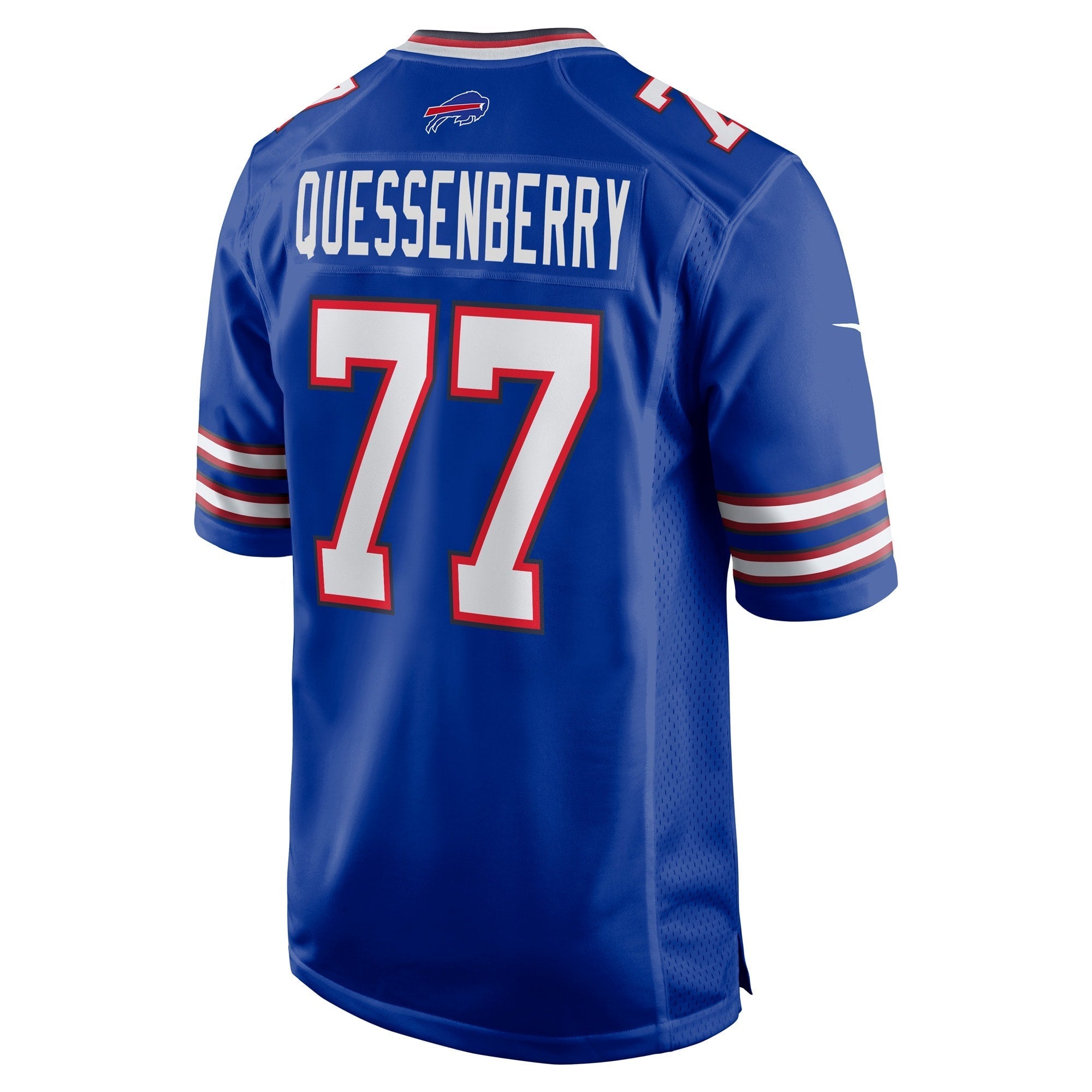 Men's Nike David Quessenberry Royal Buffalo Bills Game Player Jersey - vstockx