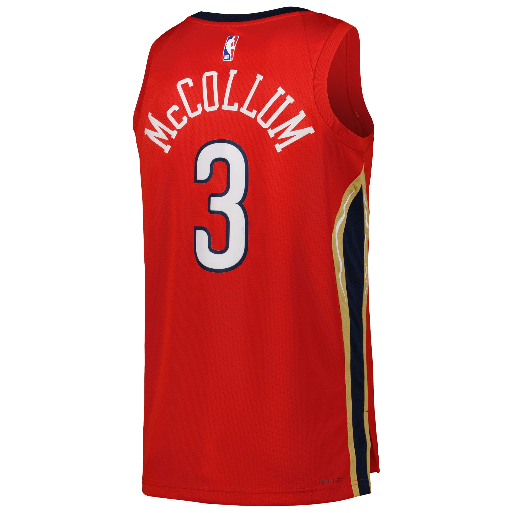 CJ McCollum New Orleans Pelicans Jordans Brand Unisex Swingman Jersey - Statement Edition - Red - vstockx