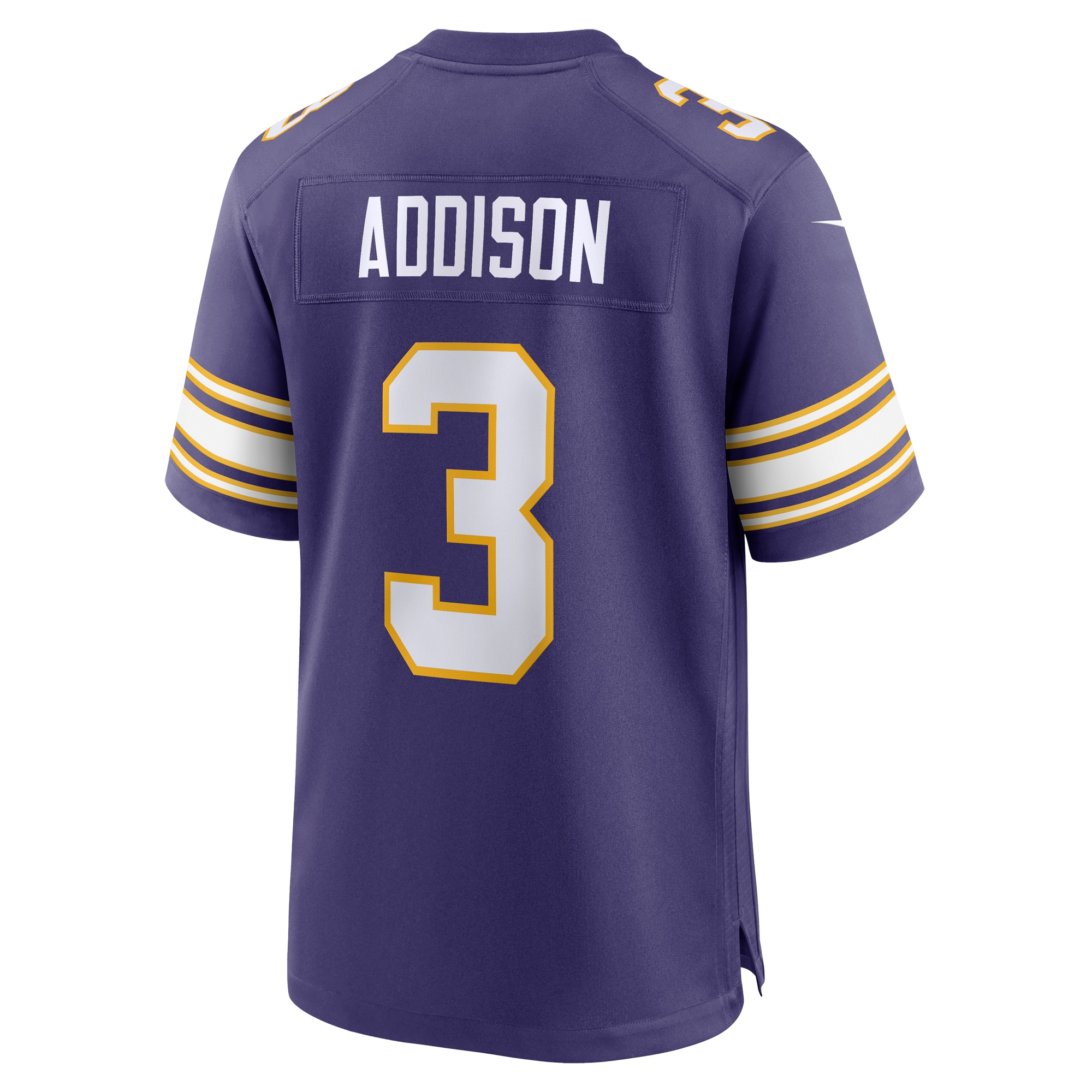 Jordans Addison Minnesota Vikings Nike Classic Player Game Jersey - Purple - vstockx