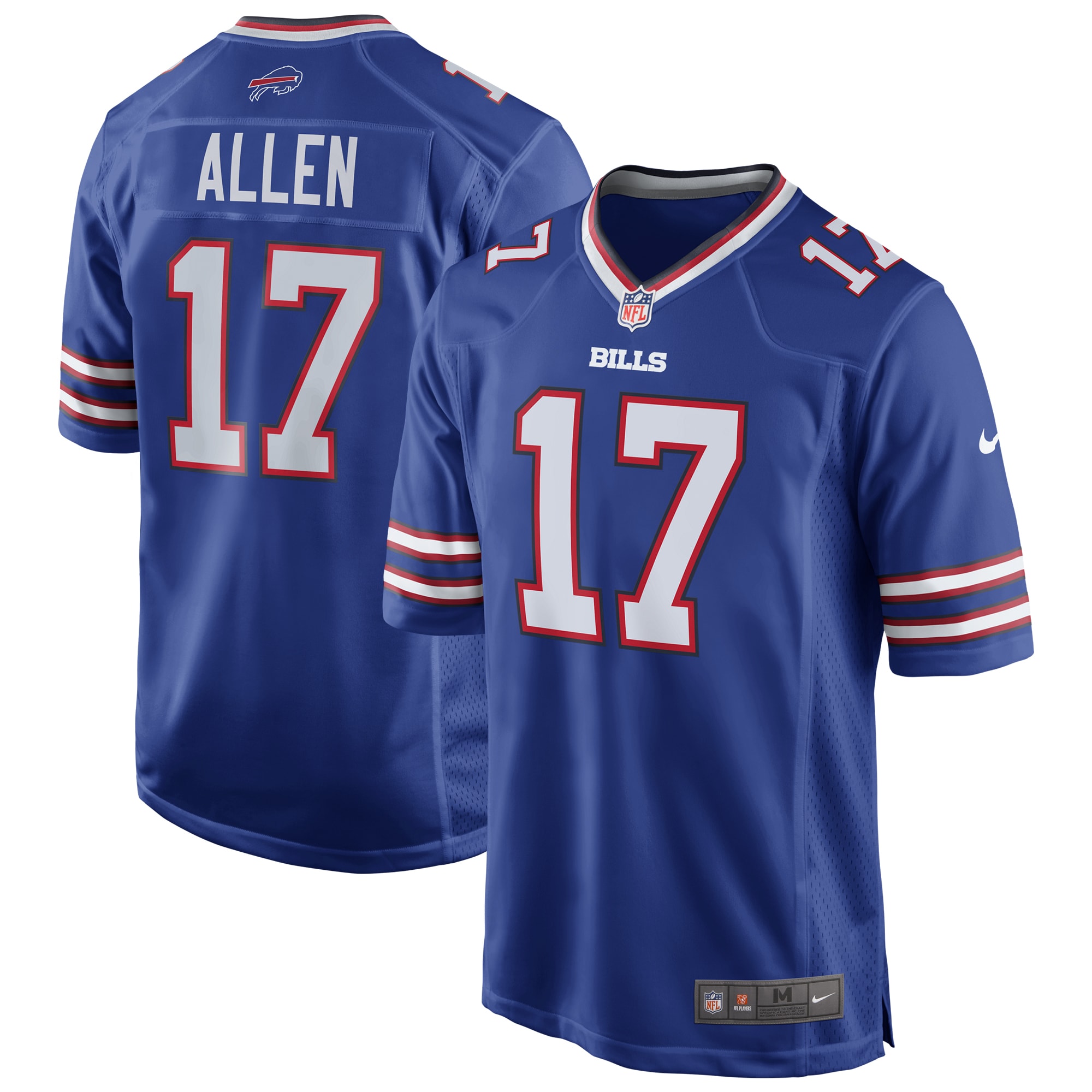 Josh Allen Buffalo Bills Nike Team Game Player Jersey - Royal - vstockx