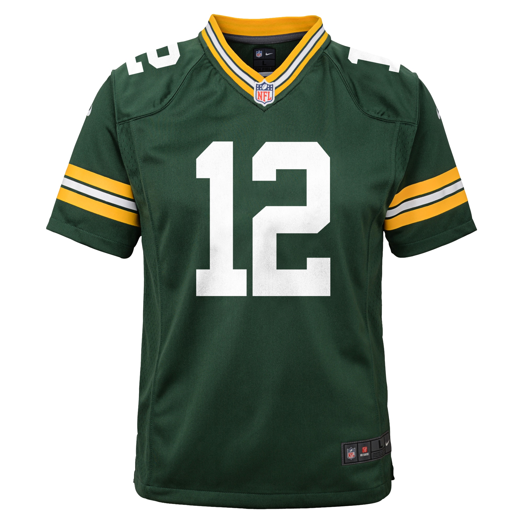 Aaron Rodgers Green Bay Packers Nike Youth Game Jersey - Green - vstockx