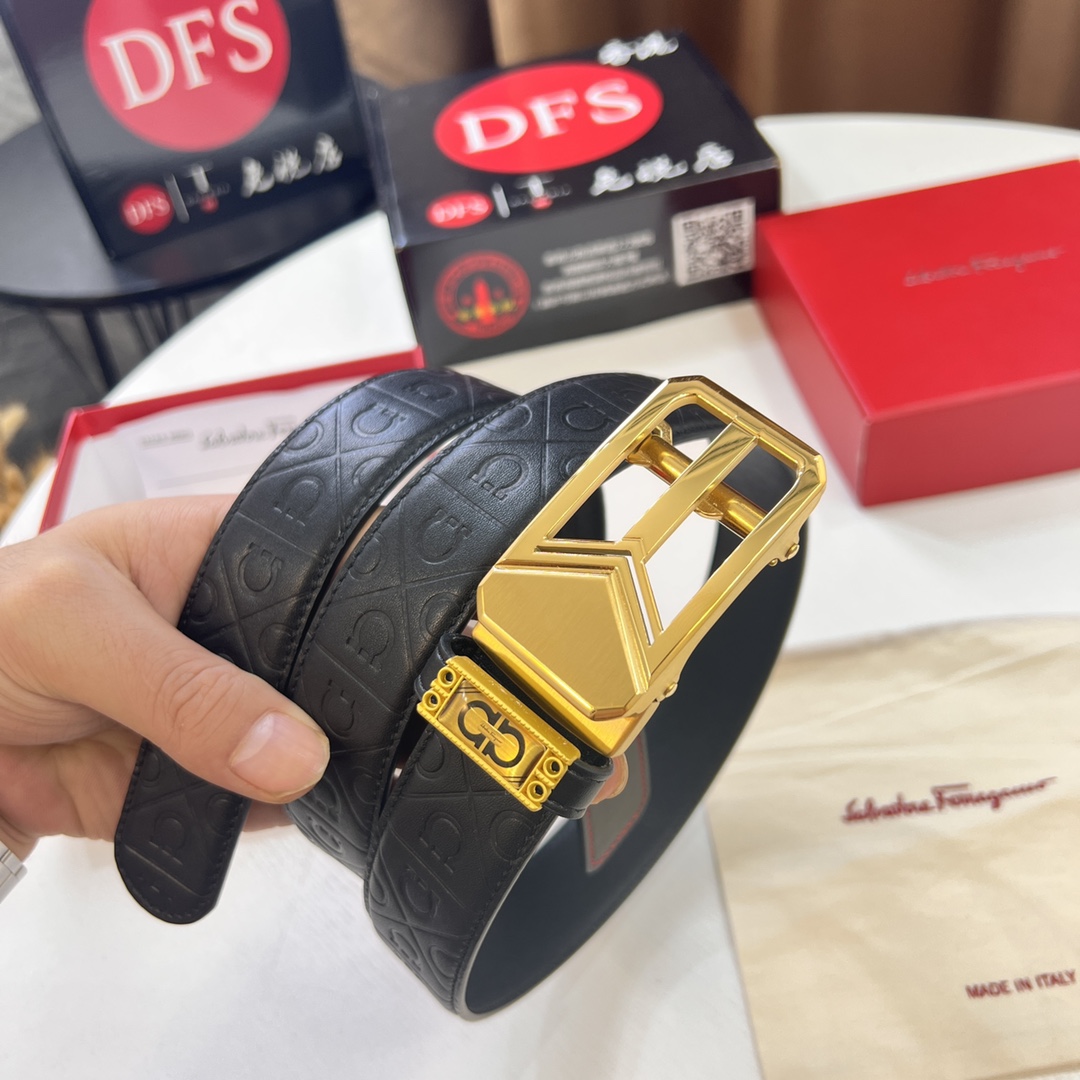 Streetwear Belt Ferragamo 320147 size:3.5cm - vstockx