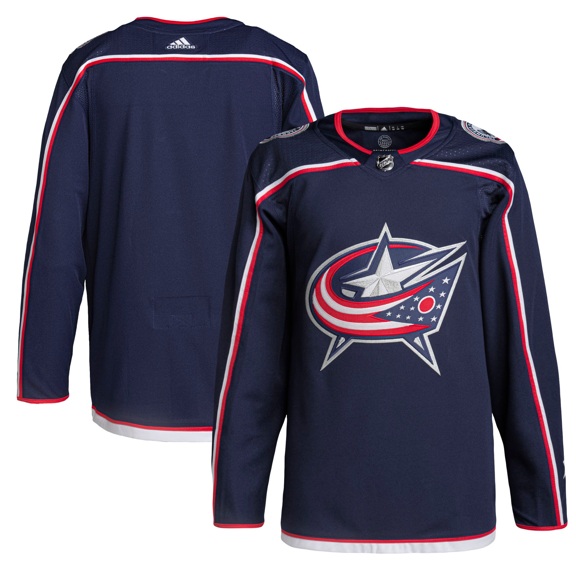 Columbus Blue Jackets adidas Home Primegreen Authentic Pro Jersey - Navy - vstockx