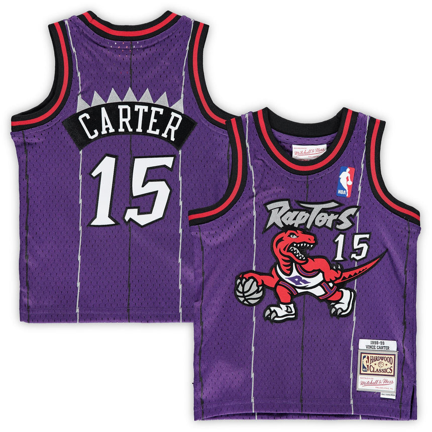 Vince Carter Toronto Raptors Mitchell & Ness Preschool 1998-99 Hardwood Classics Player Jersey - Purple - vstockx
