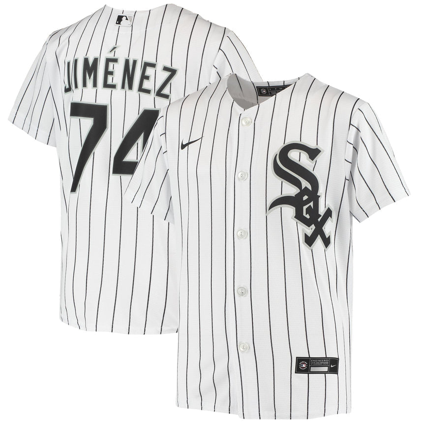 Youth Eloy Jimenez Chicago White Sox White Home Replica Jersey - vstockx