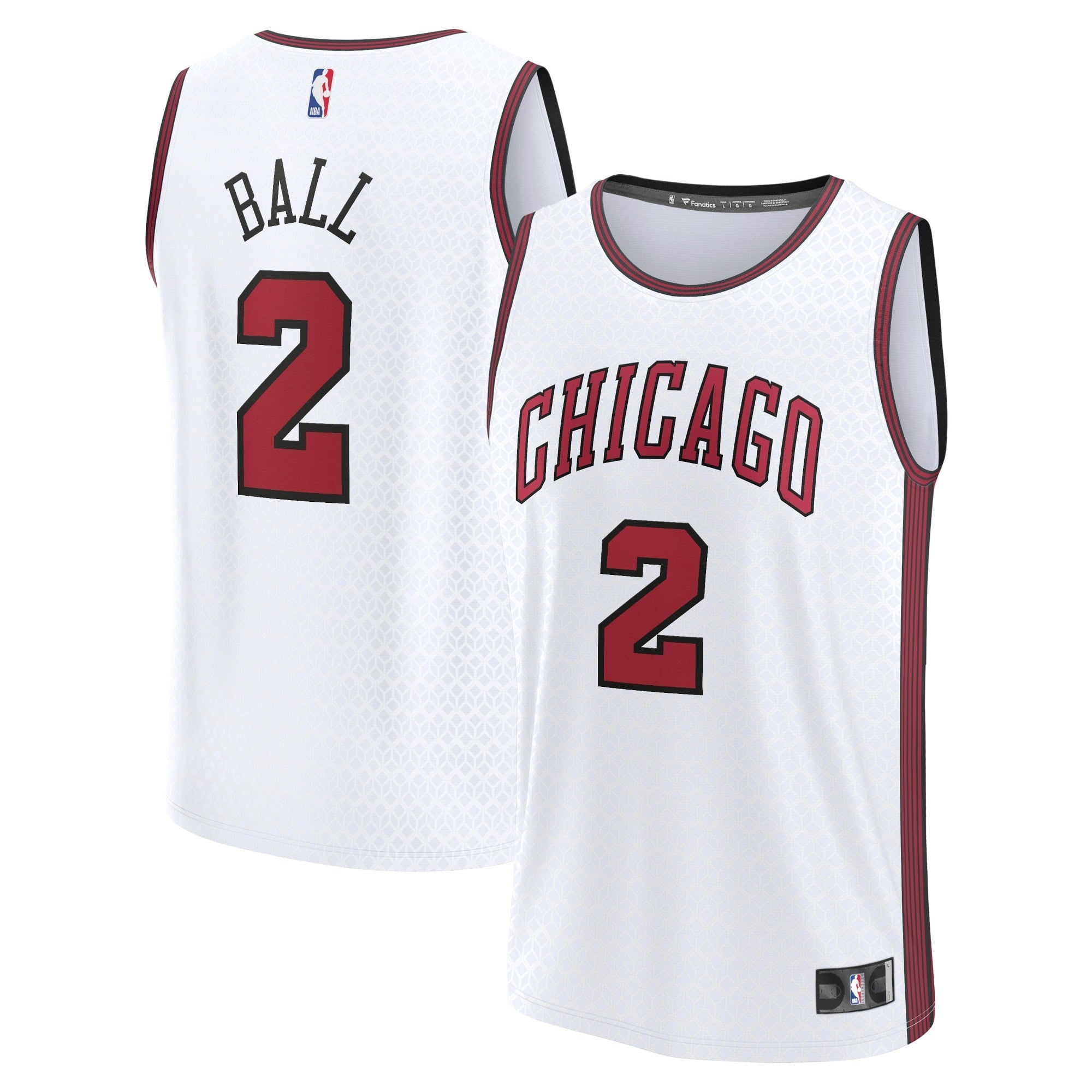 Men's Fanatics Branded Lonzo Ball White Chicago Bulls 2022/23 Fastbreak Jersey - City Edition - vstockx