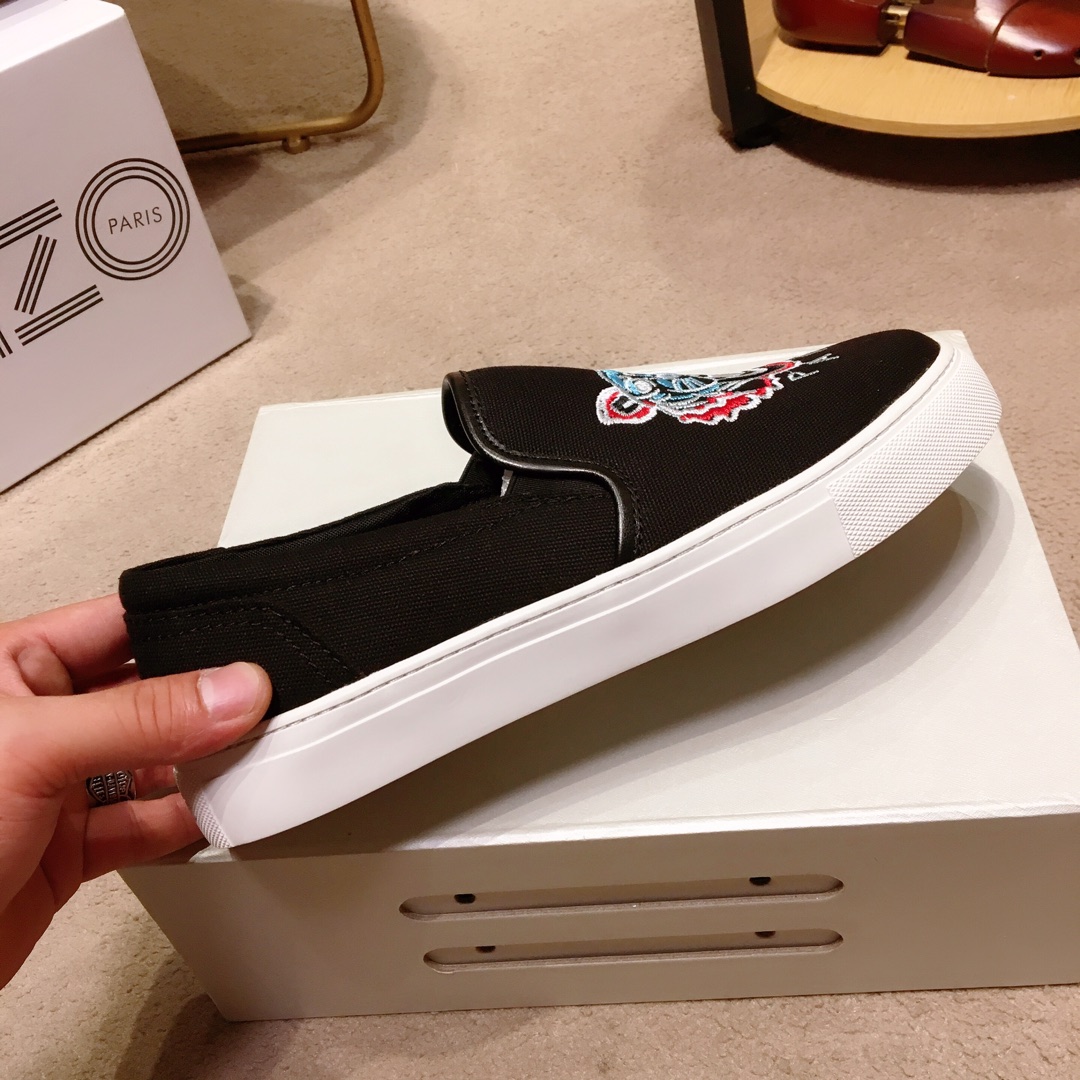 Kenzo K-SKATE Tiger canvas slip-on sneakers 23 - vstockx