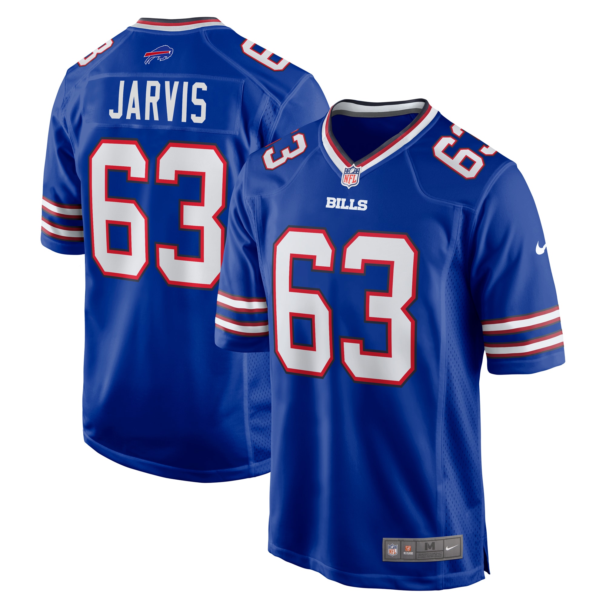 Kevin Jarvis Buffalo Bills Nike Team Game Jersey - Royal - vstockx