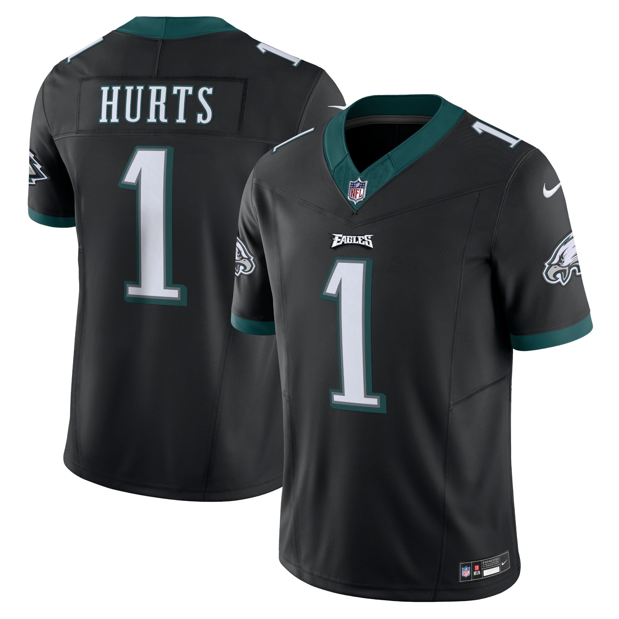 Men's Nike Jalen Hurts Black Philadelphia Eagles Vapor F.U.S.E. Limited Jersey - vstockx