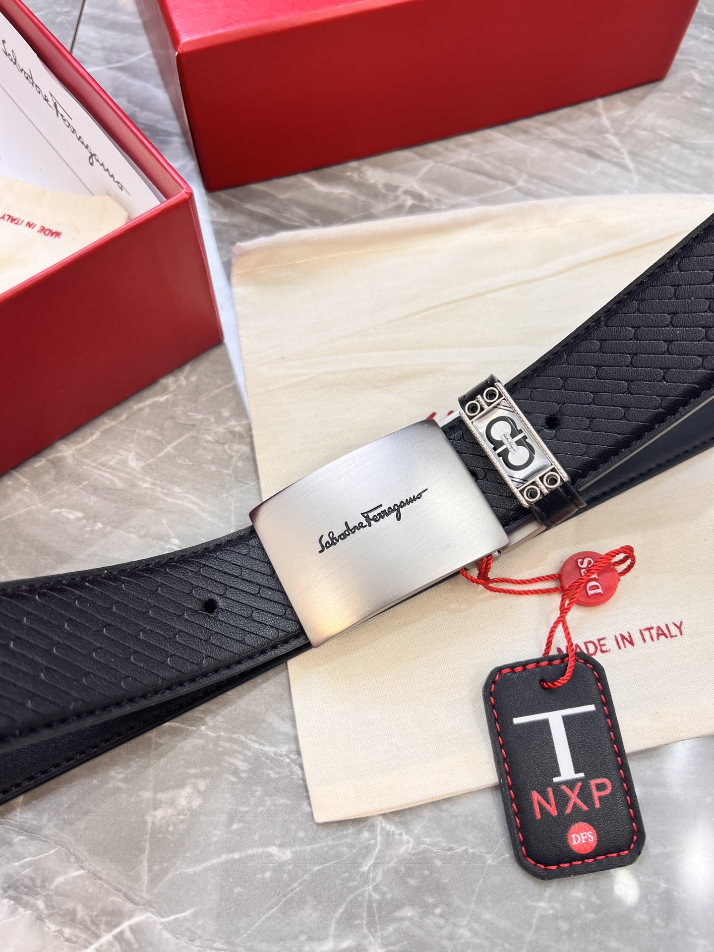Streetwear Belt Ferragamo 319911 size:3.5cm - vstockx