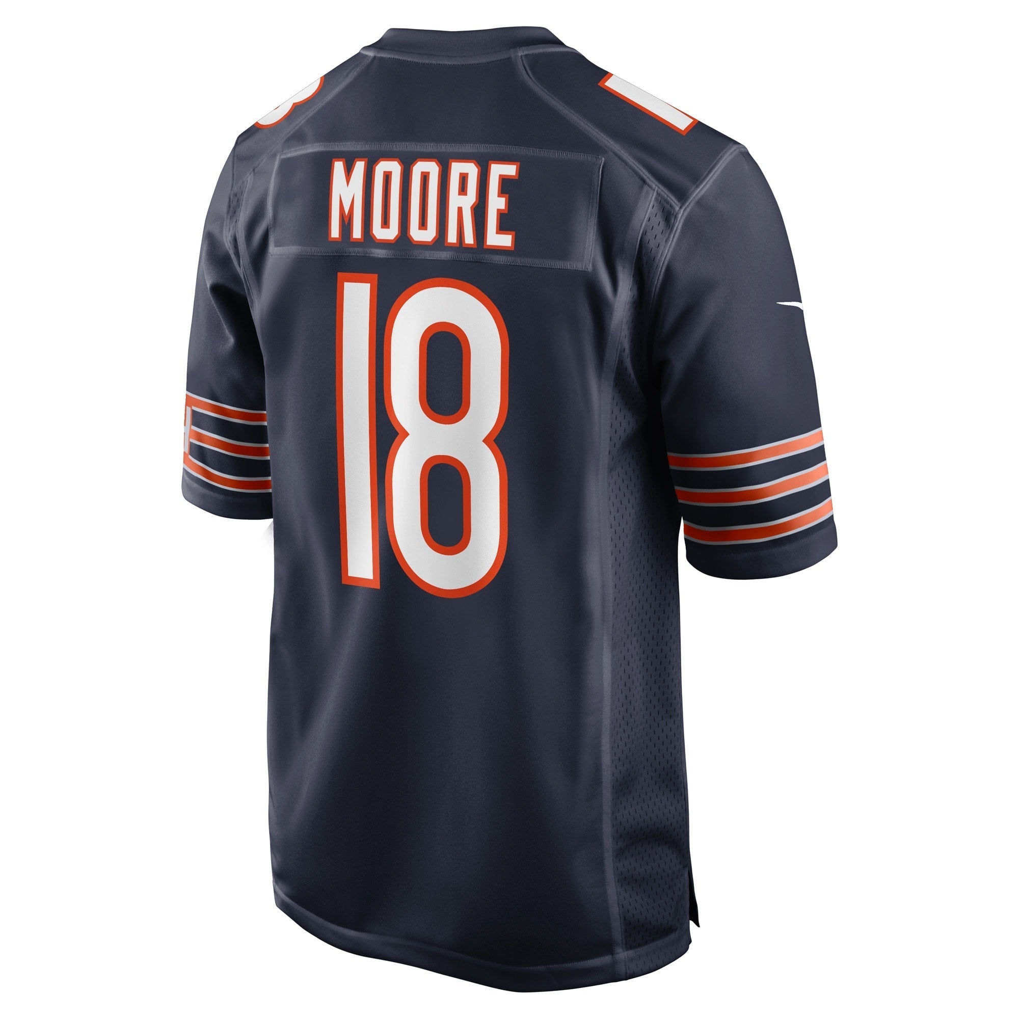 Men's Nike David Moore Navy Chicago Bears Game Player Jersey - vstockx