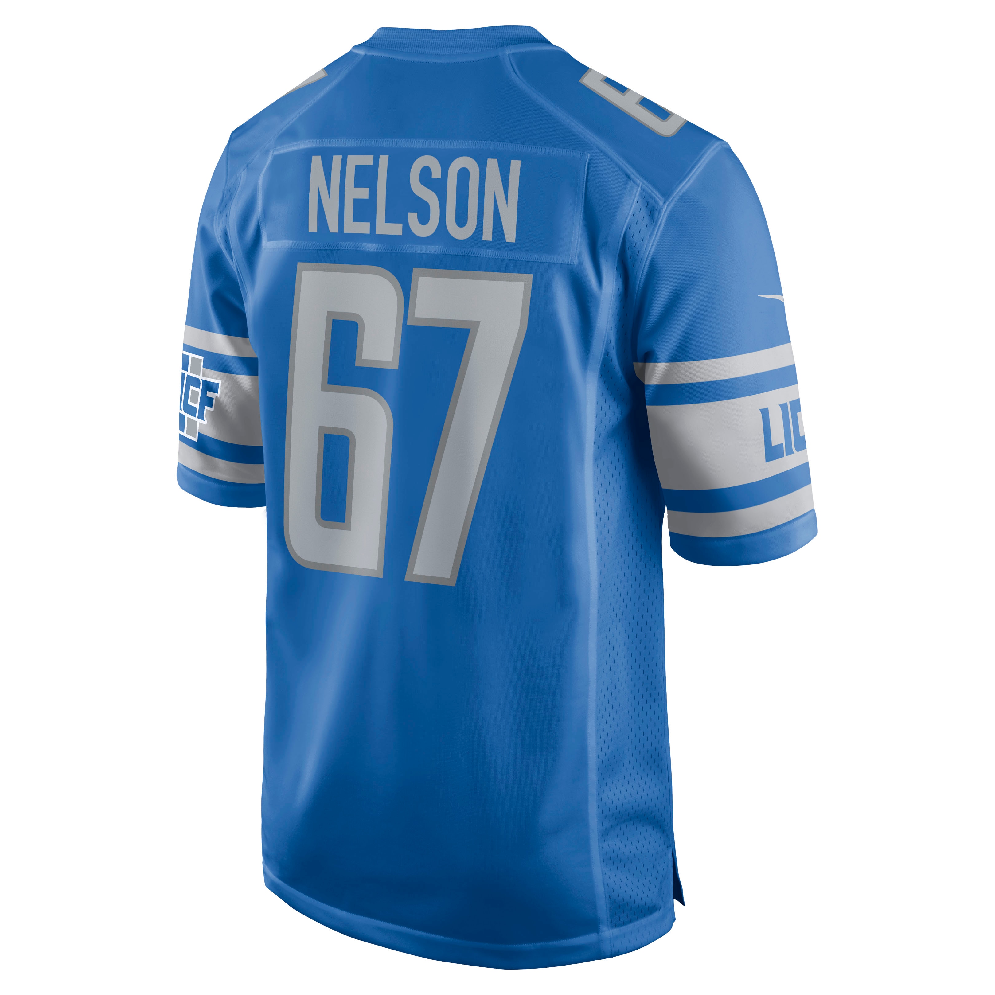 Matt Nelson Detroit Lions Nike Game Jersey - Blue - vstockx