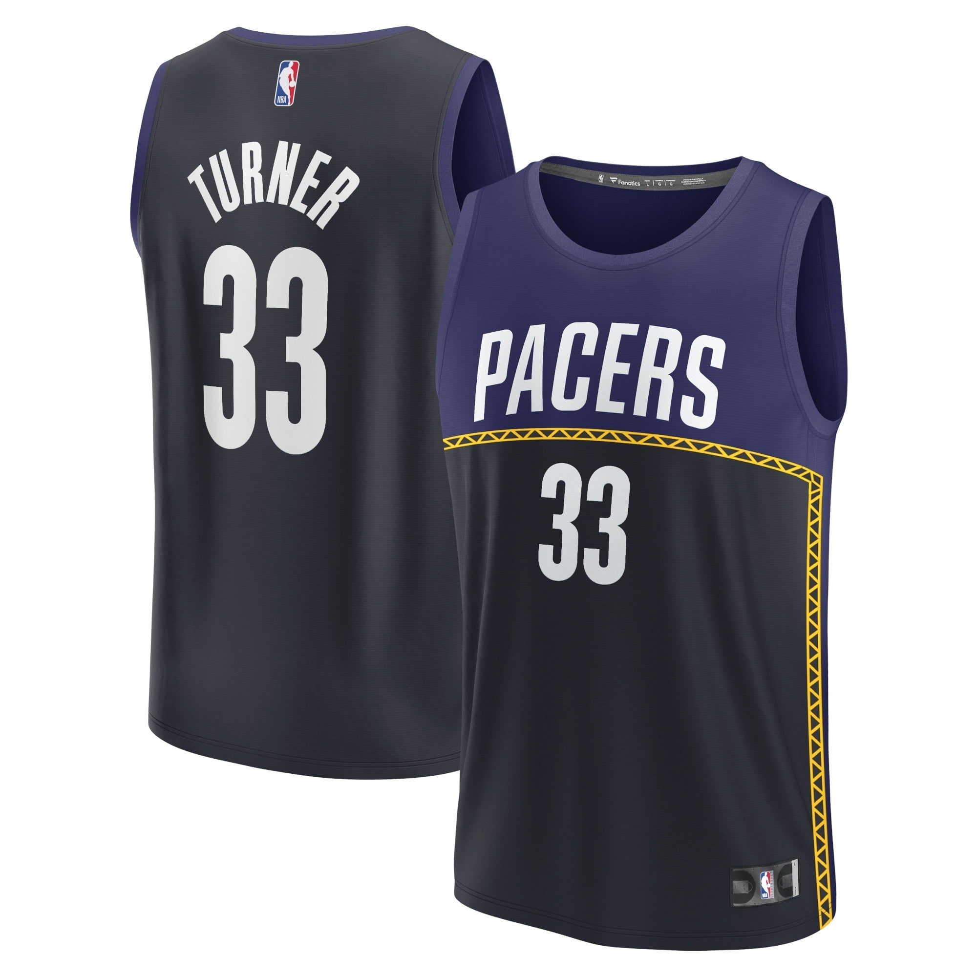 Men's Fanatics Branded Myles Turner Blue Indiana Pacers 2022/23 Fastbreak Jersey - City Edition - vstockx