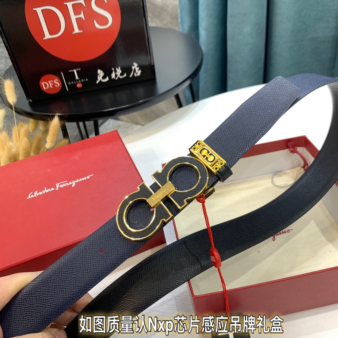 Streetwear Belt Ferragamo 319440 size:3.5cm - vstockx