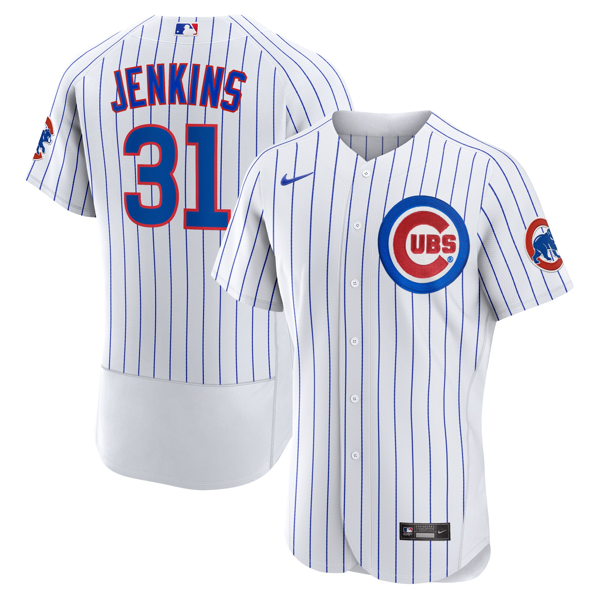 Fergie Jenkins Chicago Cubs Nike Home Authentic Retired Player Jersey - White - vstockx