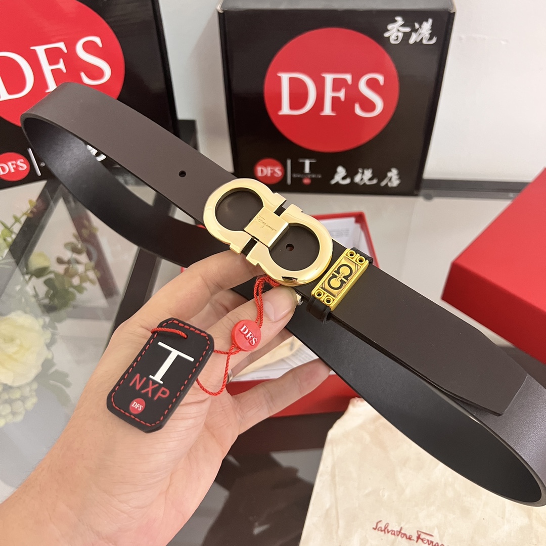 Streetwear Belt Ferragamo 320271 size:3.5cm - vstockx