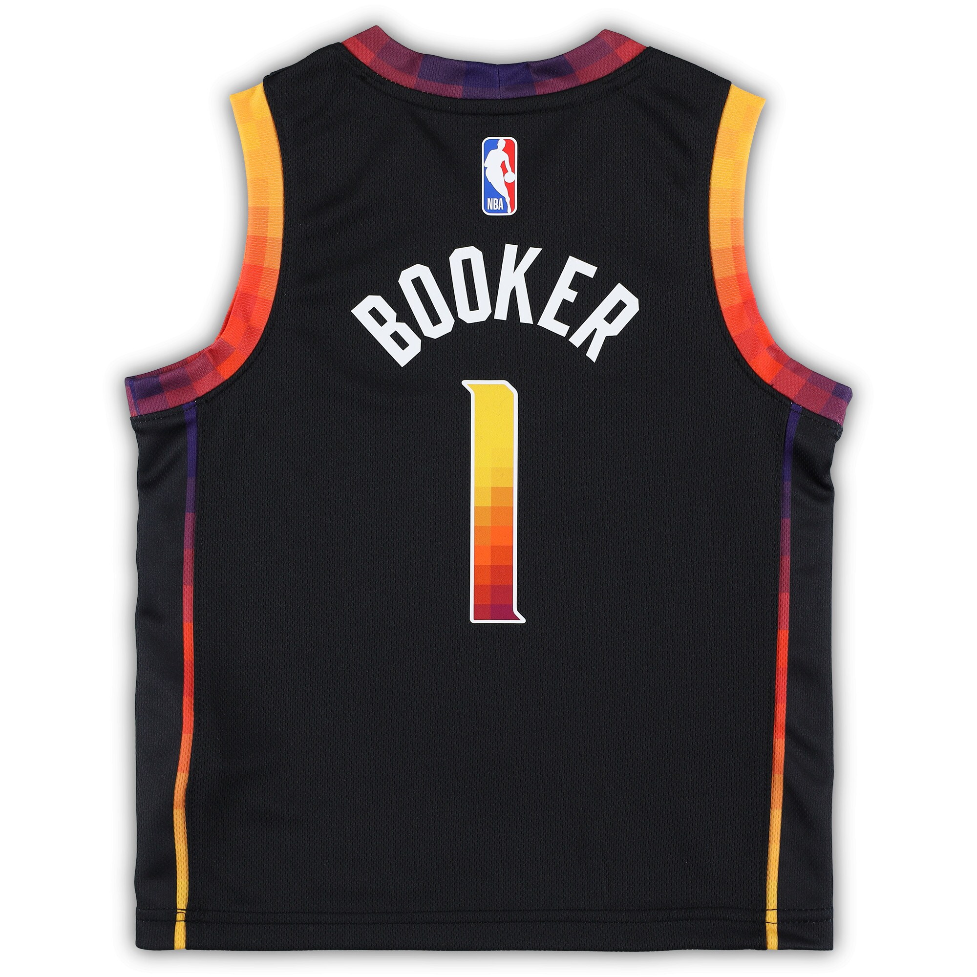 Devin Booker Phoenix Suns Jordans Brand Preschool 2022/23 Swingman Jersey - Statement Edition - Black - vstockx