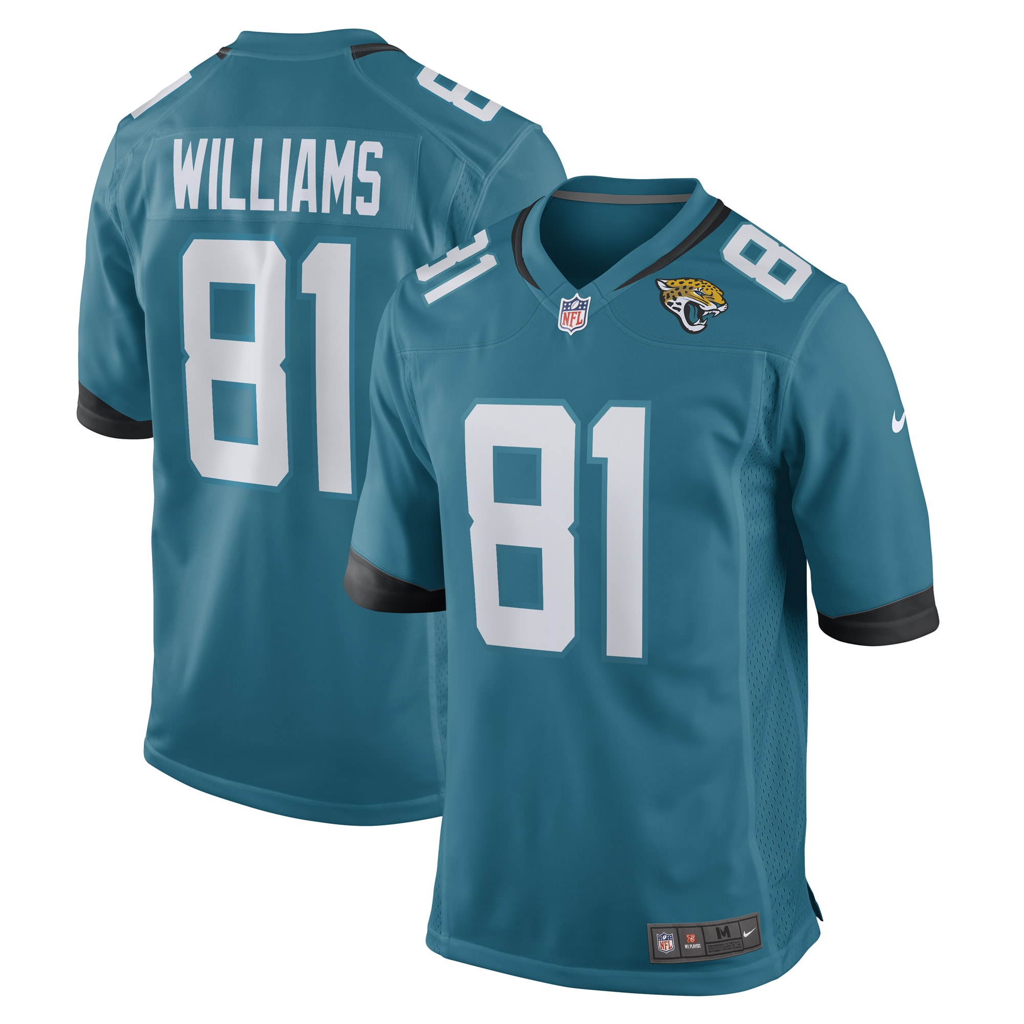 Seth Williams Jacksonville Jaguars Nike Game Player Jersey - Teal - vstockx