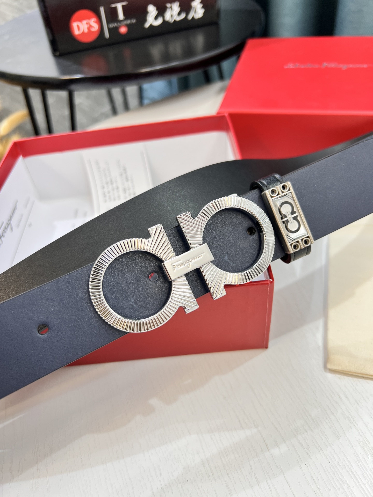Streetwear Belt Ferragamo 319697 size:3.5cm - vstockx