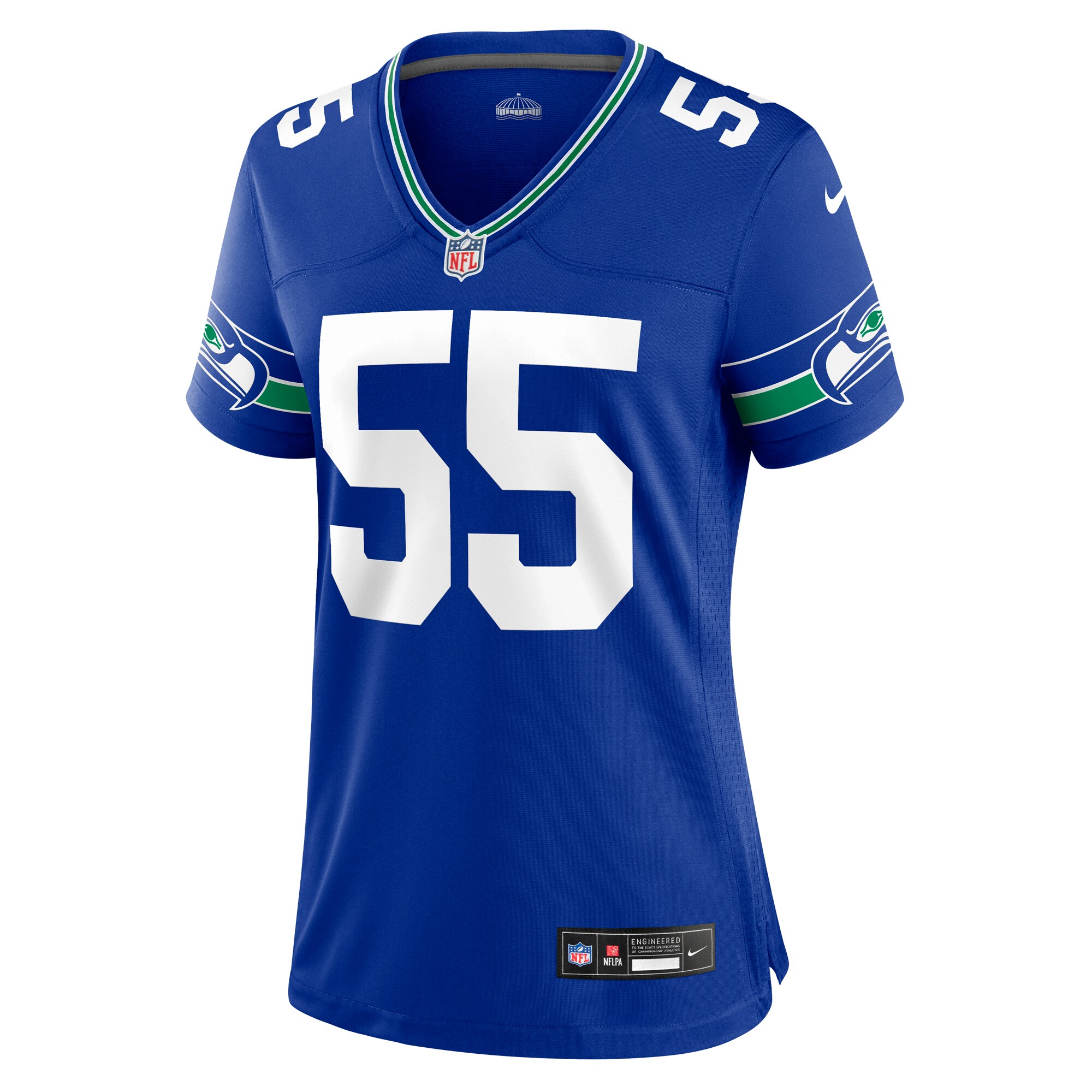 Brian Bosworth Seattle Seahawks Nike Women's Throwback Retired Player Game Jersey - Royal - vstockx
