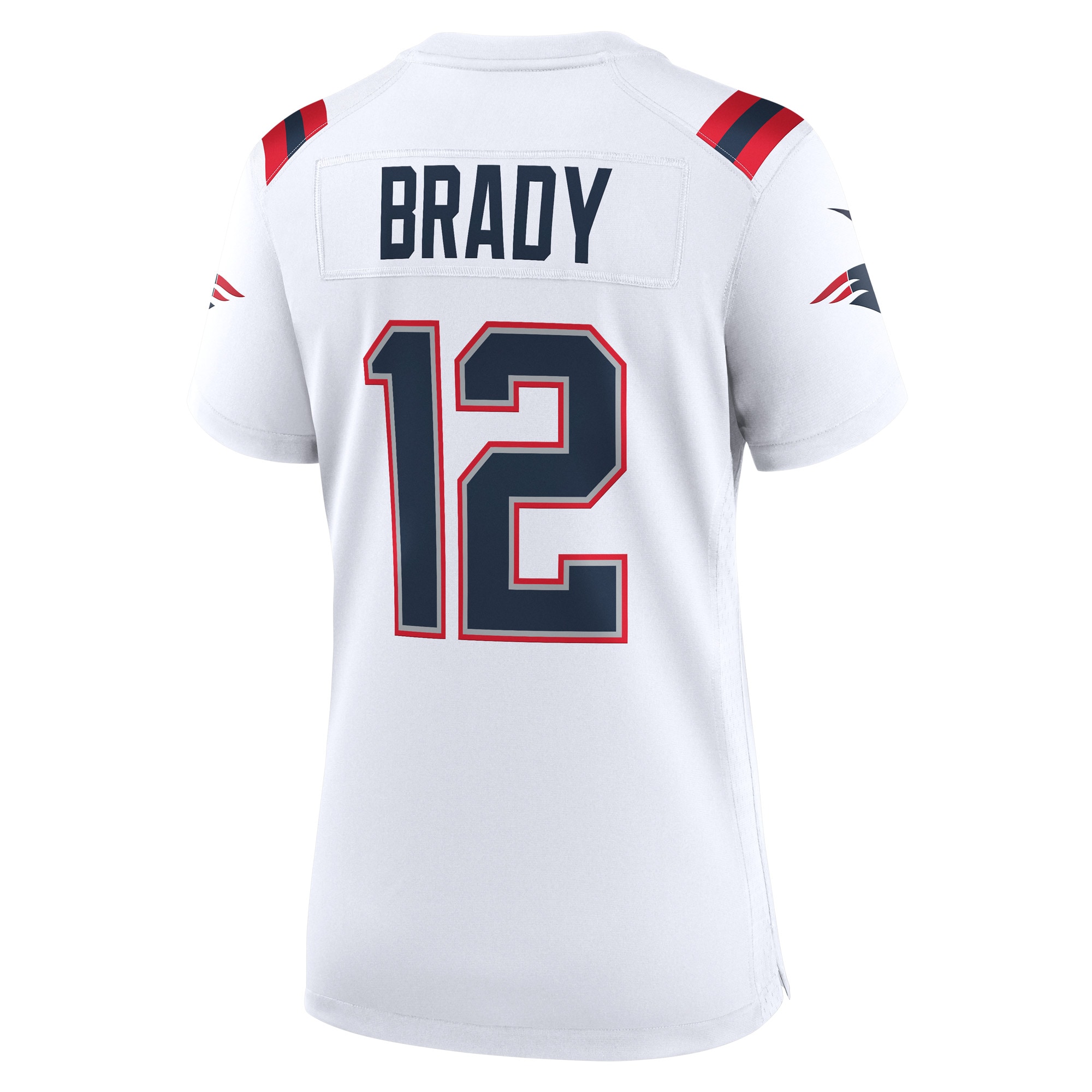 Tom Brady New England Patriots Nike Women's Retired Game Jersey - White - vstockx