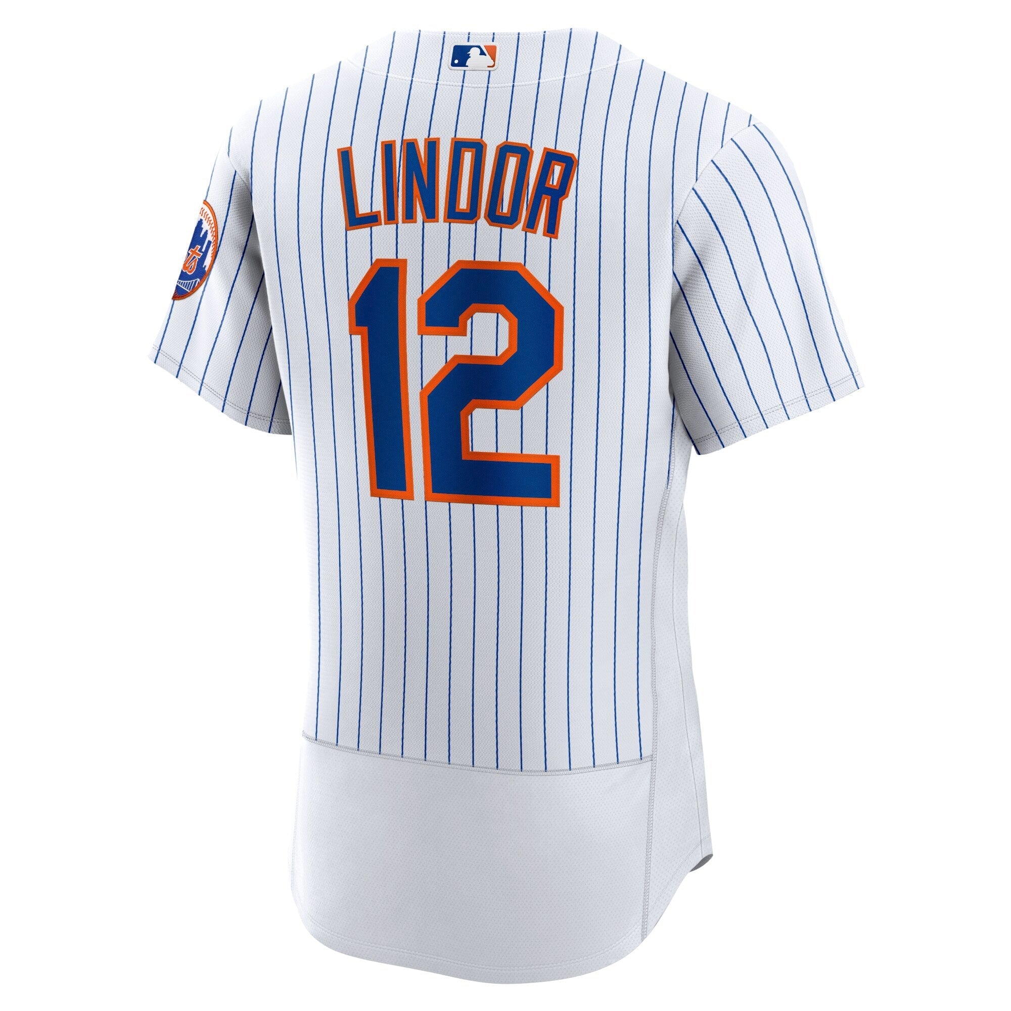 Men's Nike Francisco Lindor White New York Mets Home Authentic Player Jersey - vstockx