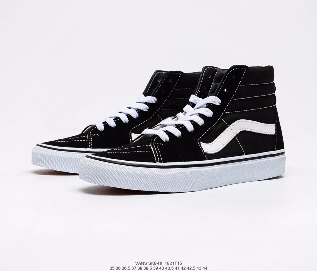Vans Sk8-Hi Black White - vstockx