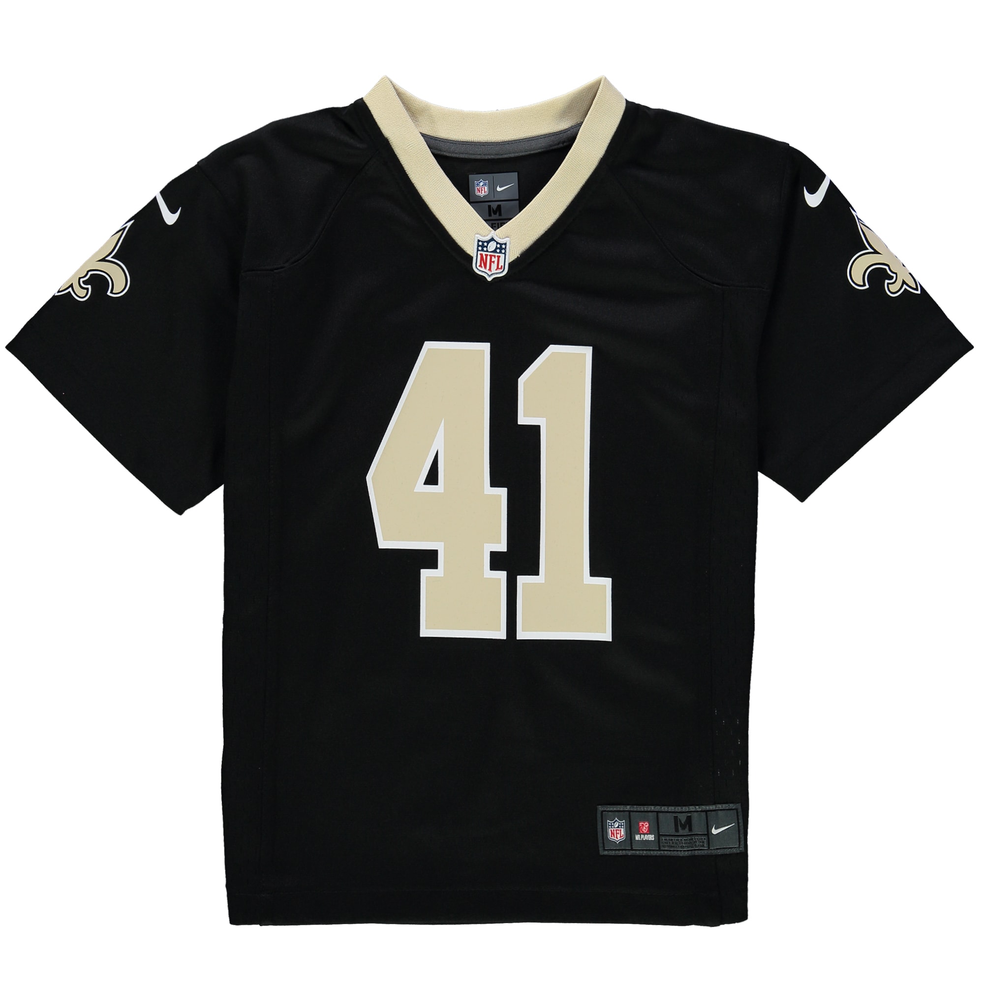 Alvin Kamara New Orleans Saints Nike Preschool Game Jersey - Black - vstockx