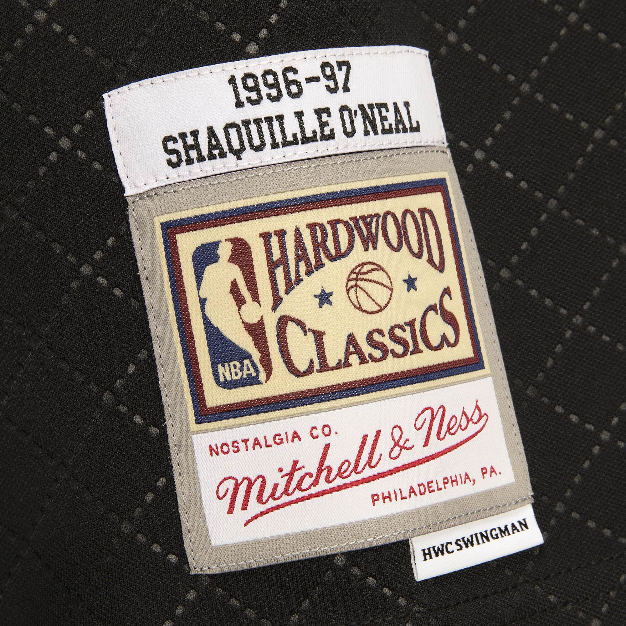 Neapolitan Swingman Shaquille O'Neal Los Angeles Lakers 1996-97 Jersey - vstockx