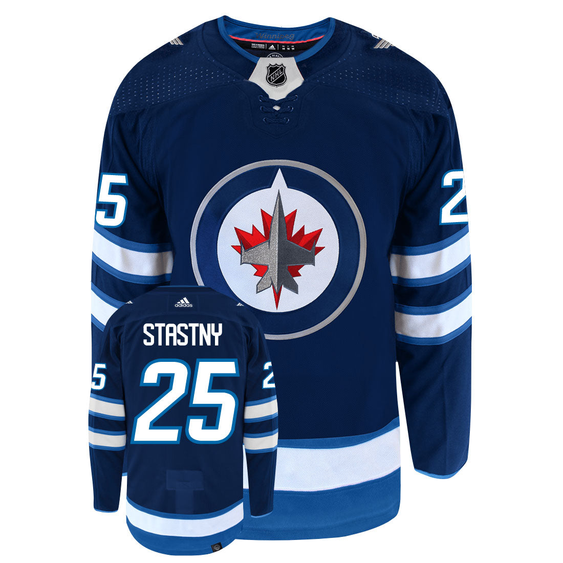 Paul Stastny Winnipeg Jets Adidas Primegreen Authentic NHL Hockey Jersey - vstockx